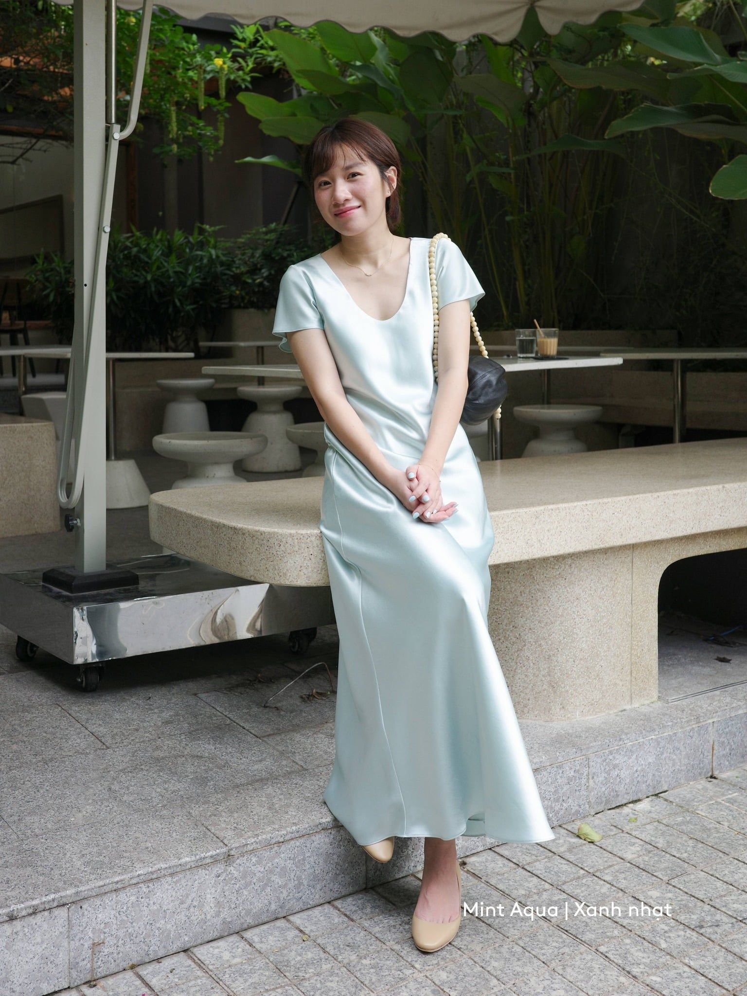  Đầm lụa đuôi cá | Mauve Mermaid Silk dress 