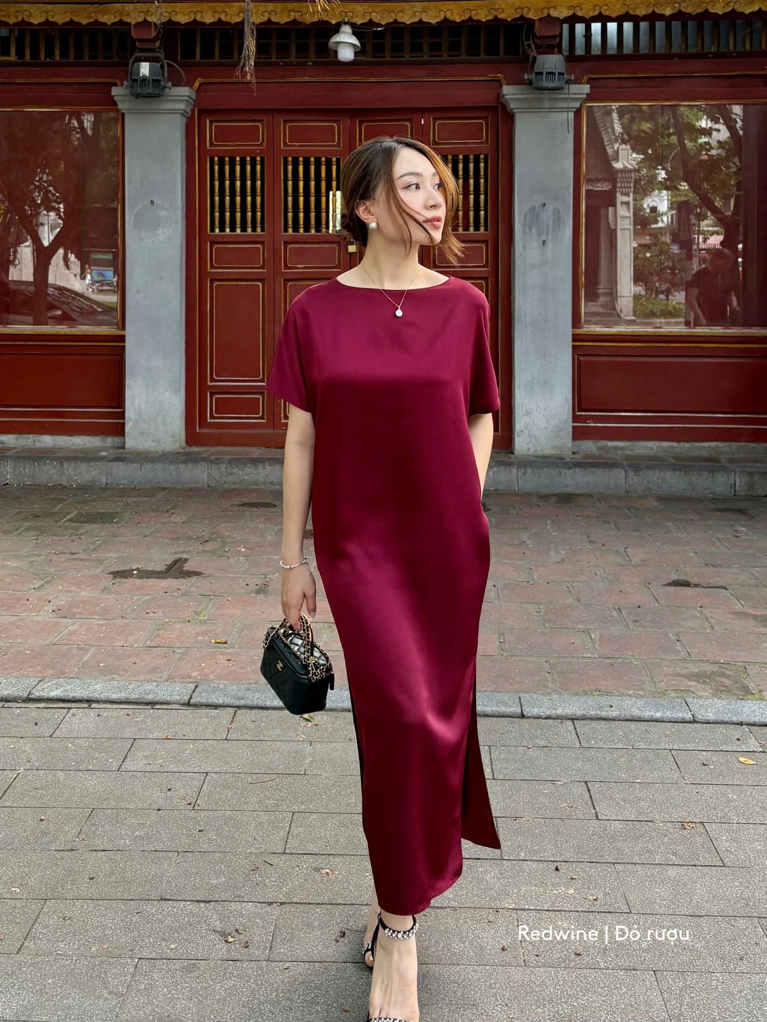  Mauve Signature dress - phiên bản trơn màu nâng cấp 