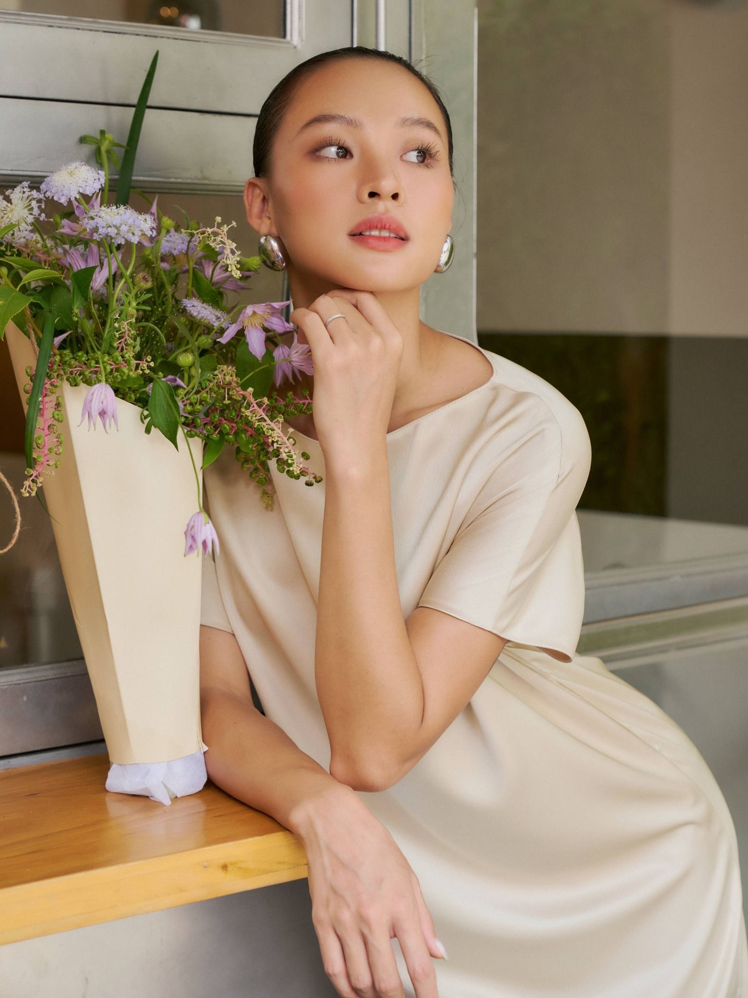  Mauve Signature dress - phiên bản trơn màu nâng cấp 