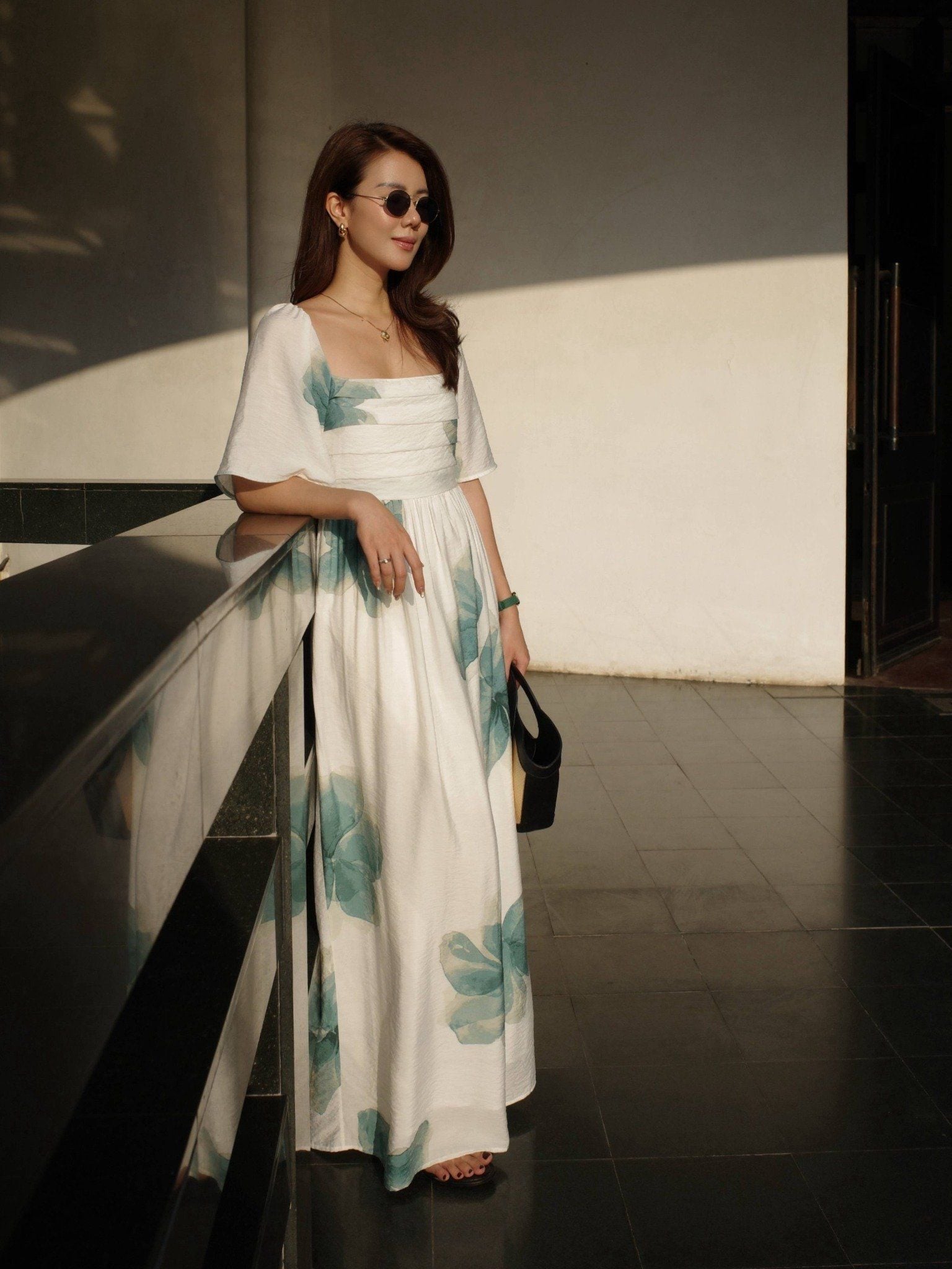  Đầm maxi hoa | Mauve Fairy dress 