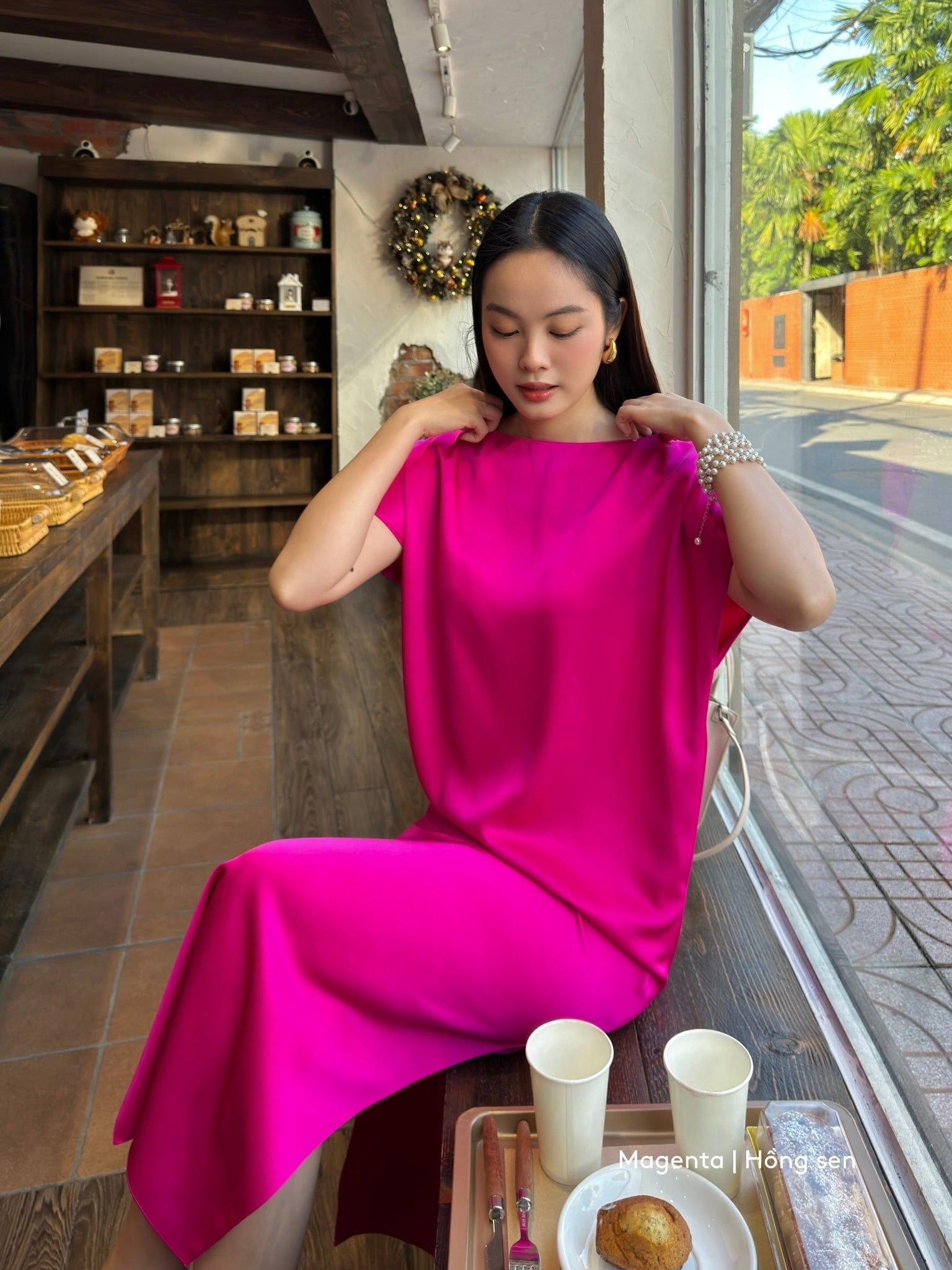  Mauve Signature dress - phiên bản trơn màu nâng cấp 