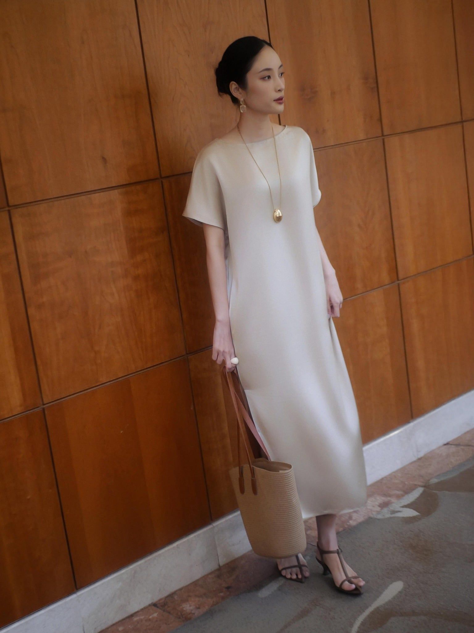  Mauve Signature dress - phiên bản trơn màu nâng cấp 