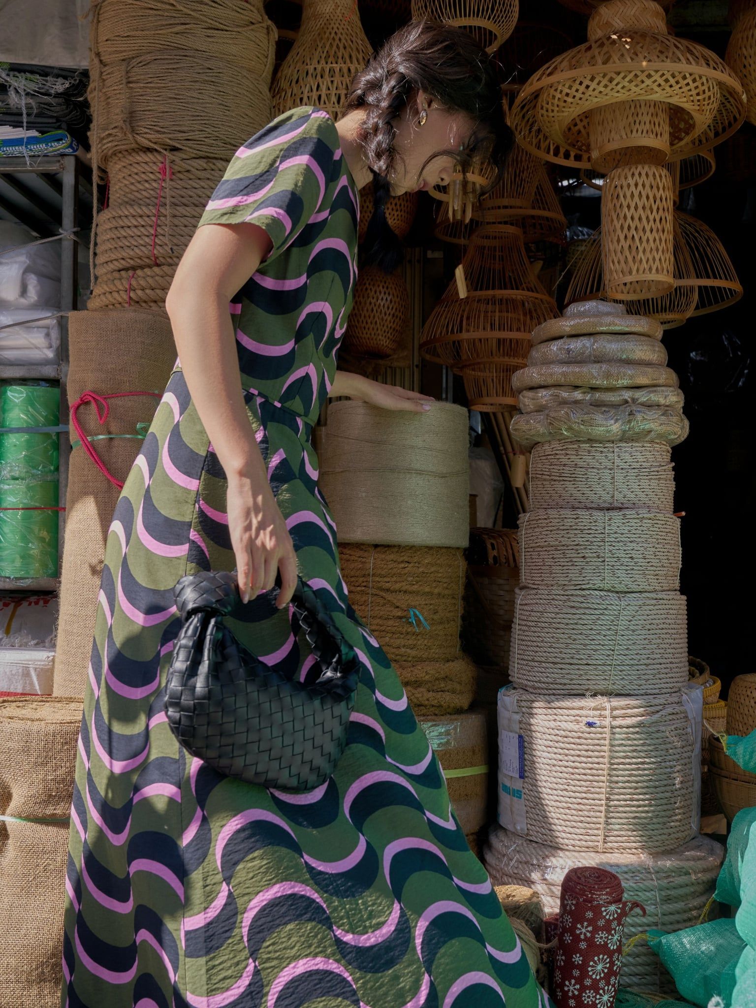  Đầm Nguyệt tùng chữ A | Mauve Moon dress 