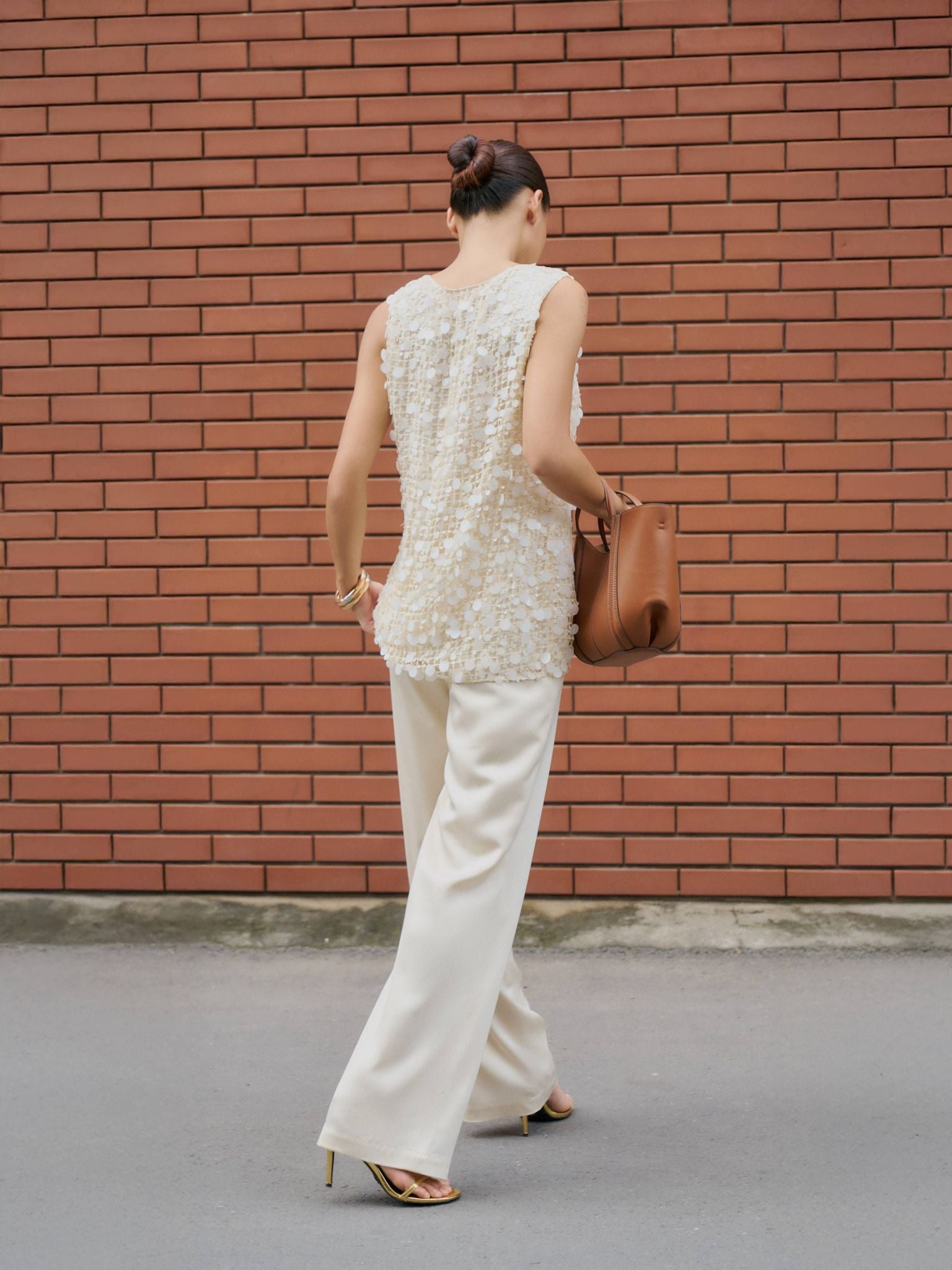  Quần lụa 2 lớp ống suông | Mauve Silk pants 