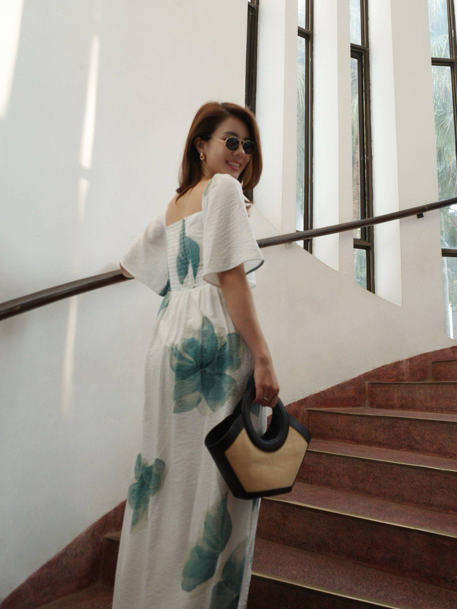  Đầm maxi hoa | Mauve Fairy dress 