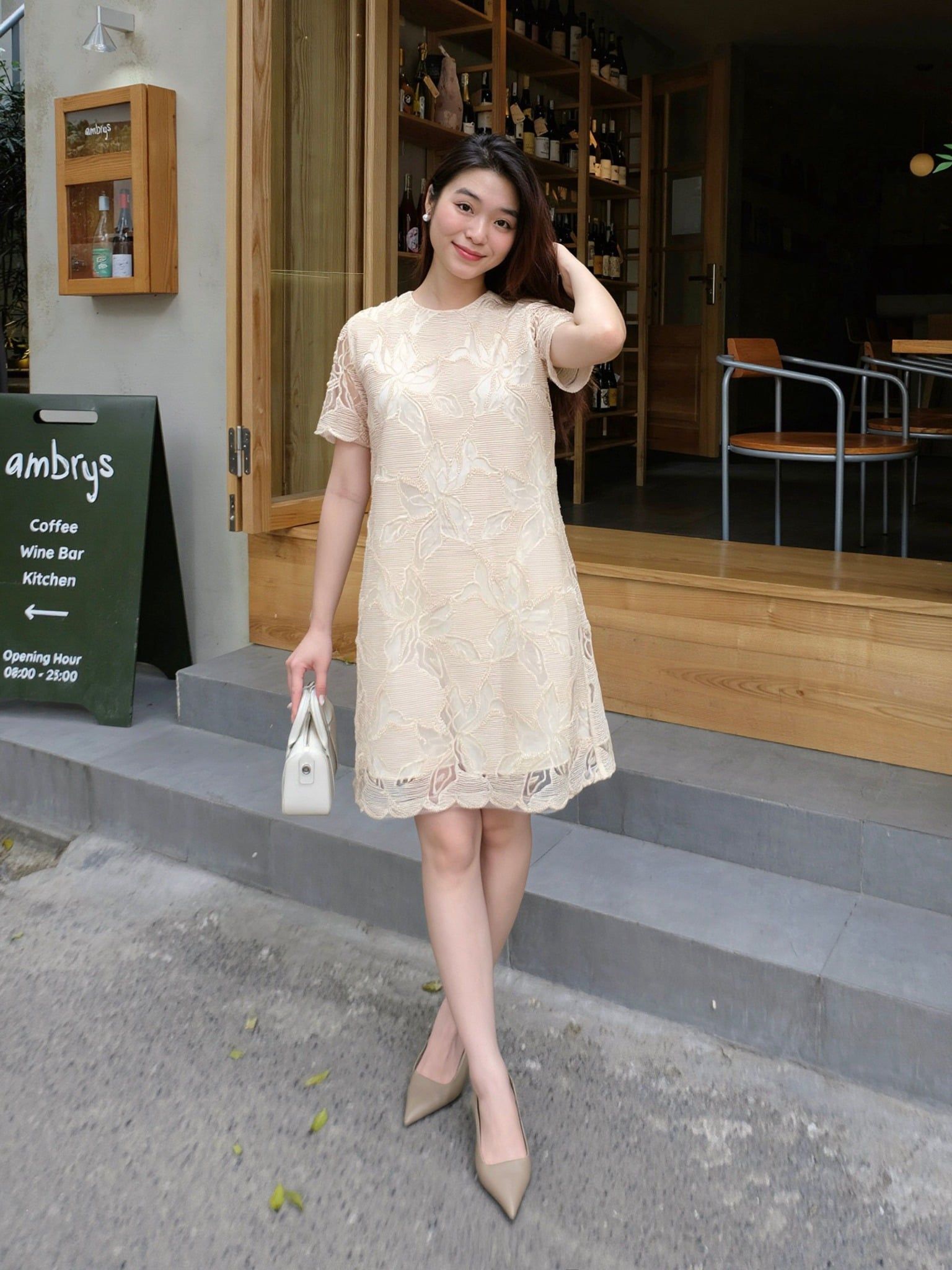  Đầm đính hạt Sao Biển | Mauve Starfish dress 