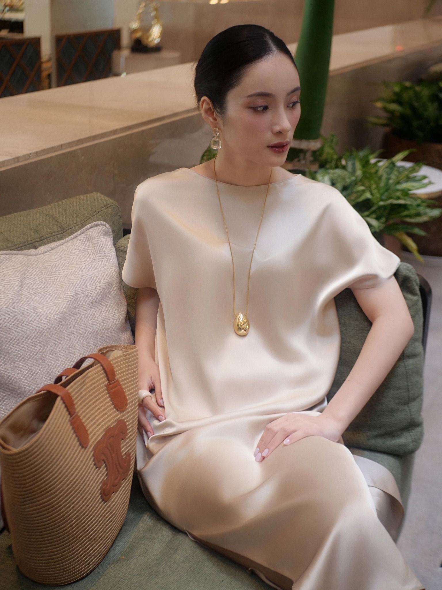  Mauve Signature dress - phiên bản trơn màu nâng cấp 