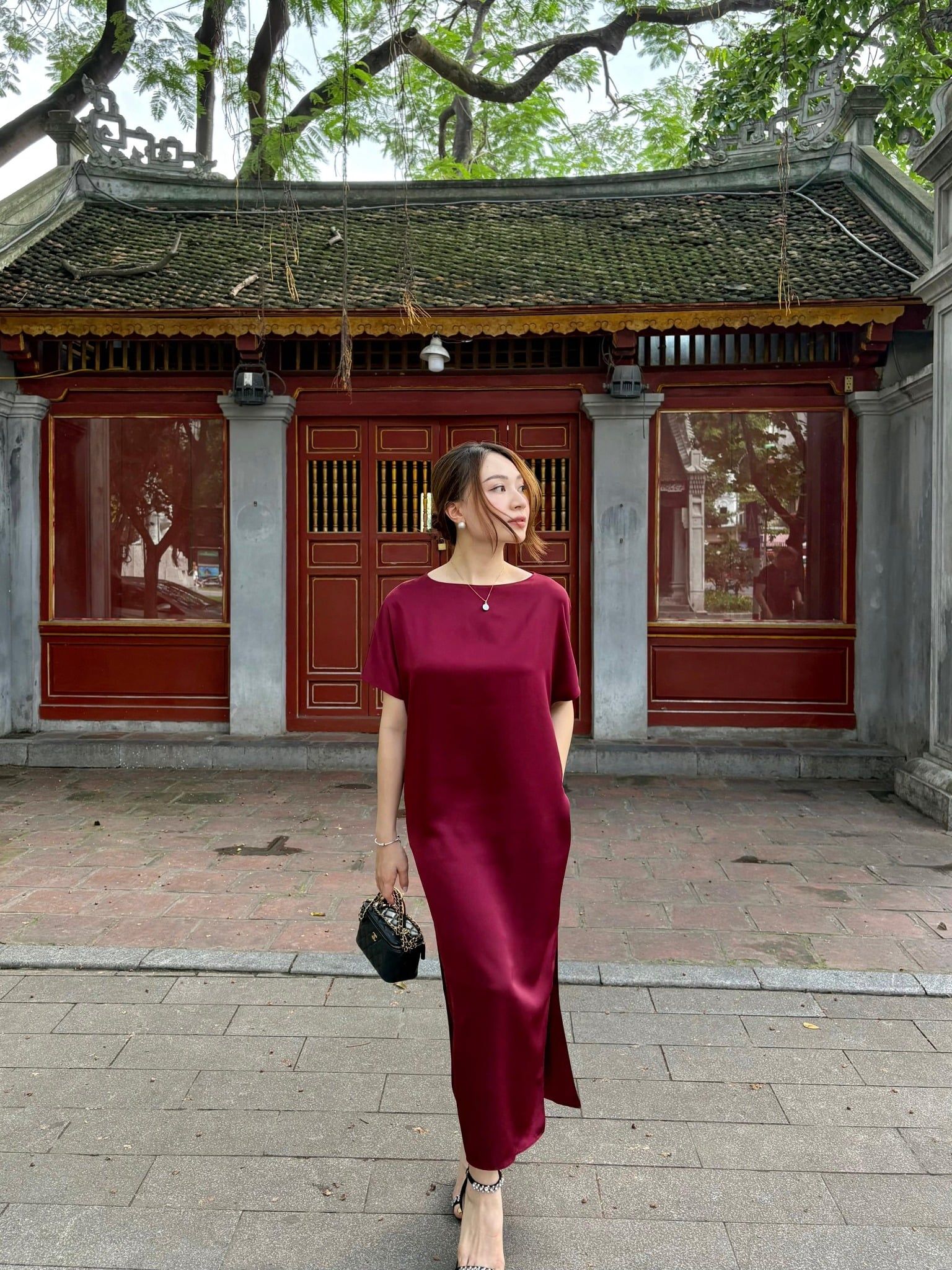  Mauve Signature dress - phiên bản trơn màu nâng cấp 