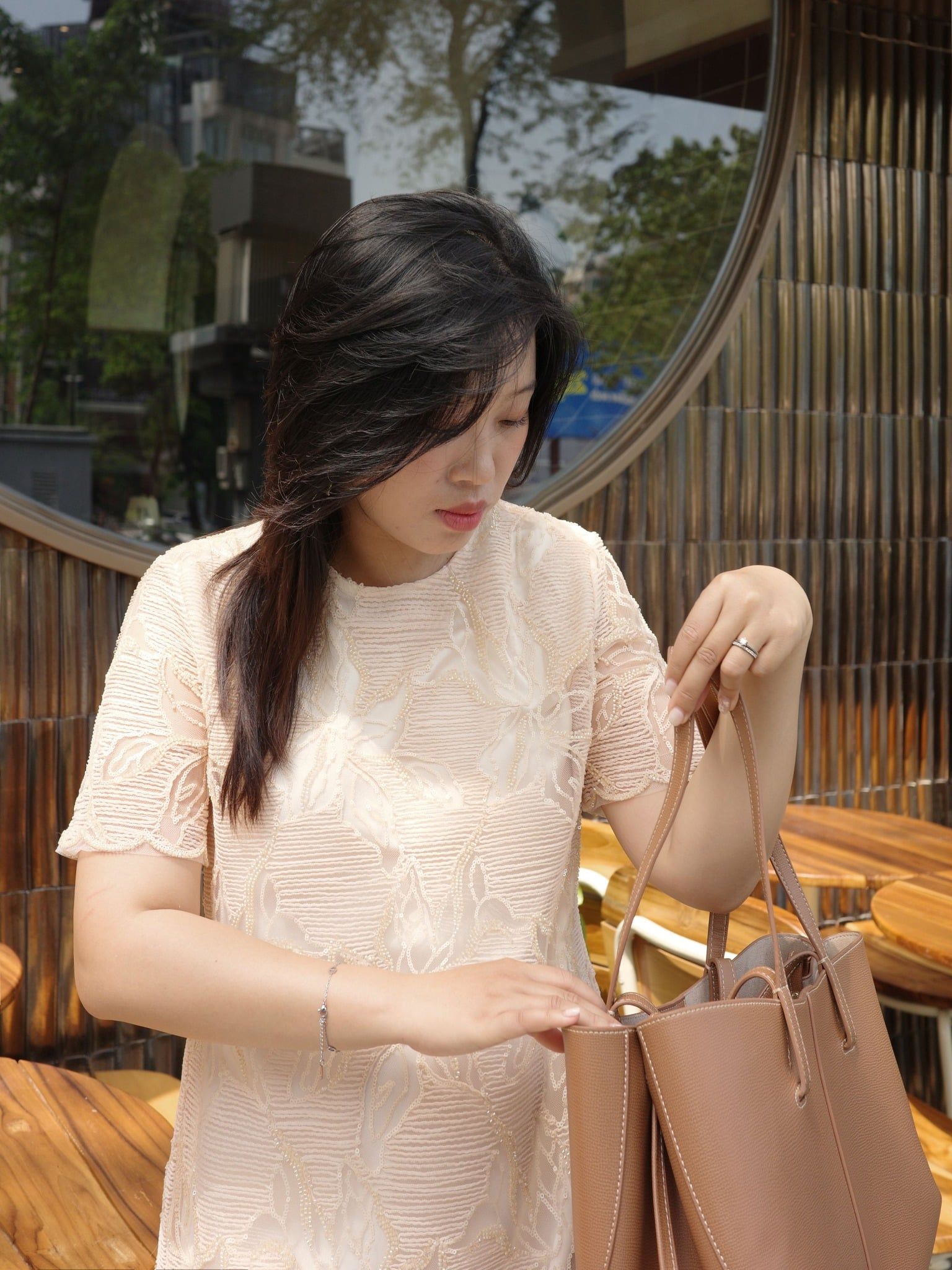  Đầm đính hạt Sao Biển | Mauve Starfish dress 