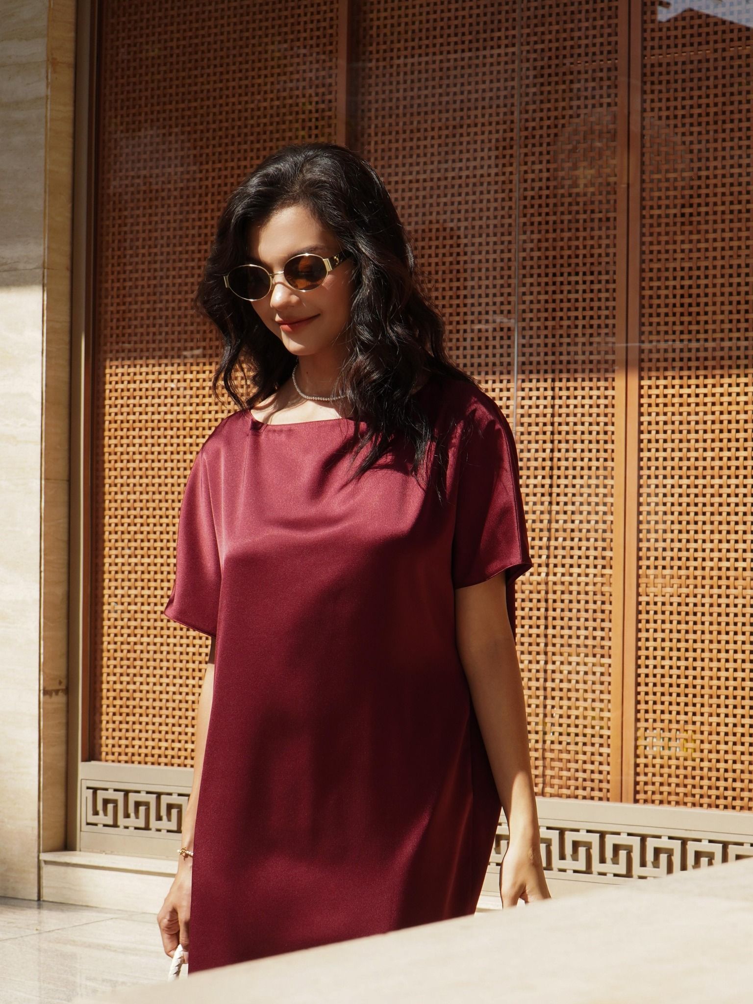  Mauve Signature dress - phiên bản trơn màu nâng cấp 