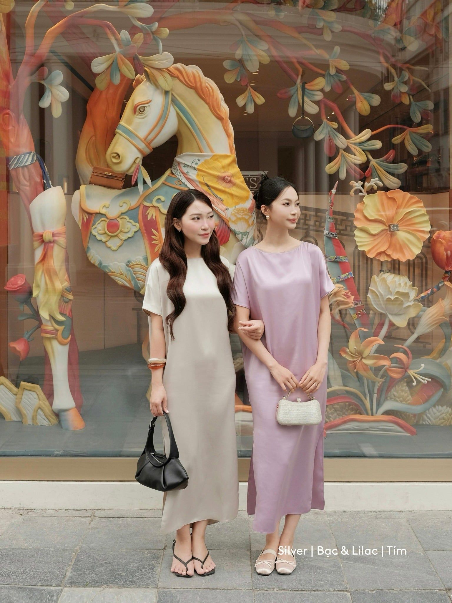  Mauve Signature dress - phiên bản trơn màu nâng cấp 