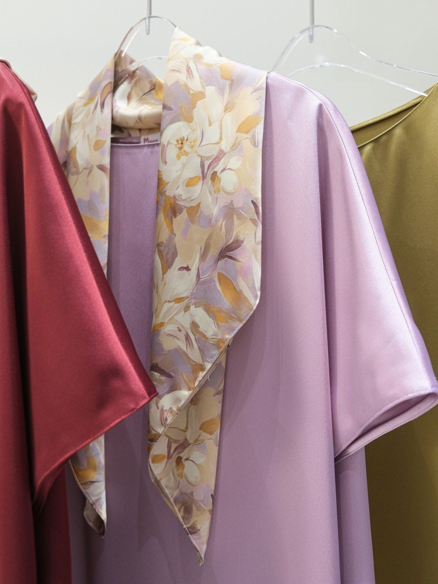  Khăn lụa | Mauve silk scarf 