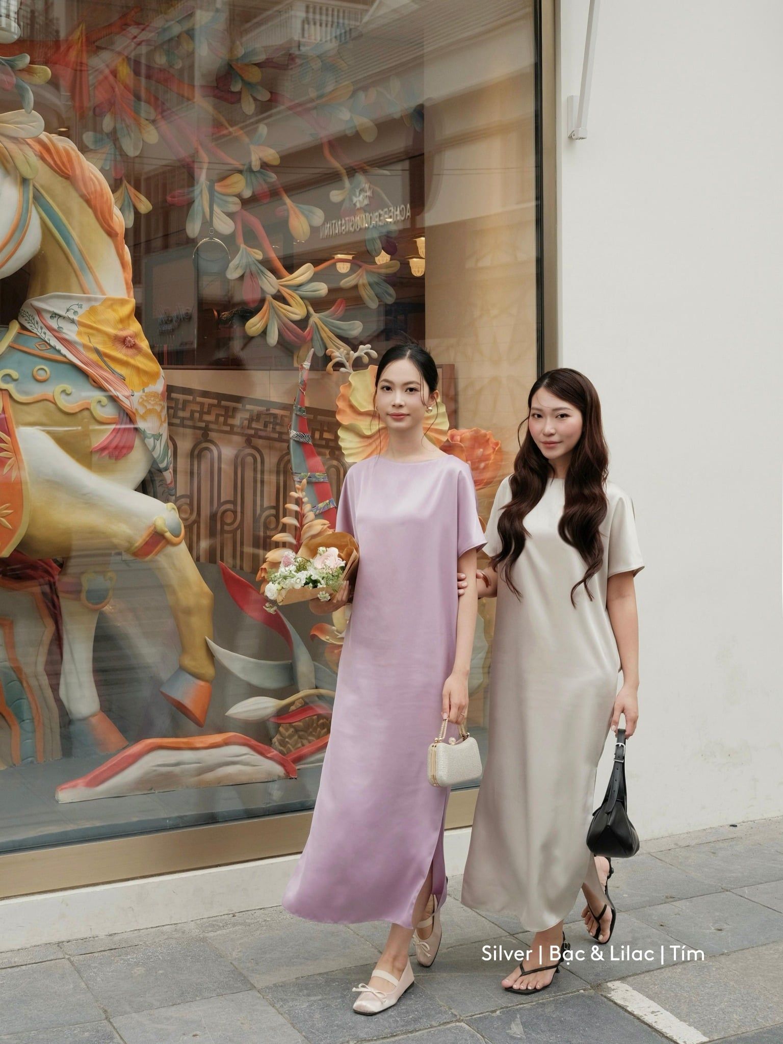  Mauve Signature dress - phiên bản trơn màu nâng cấp 