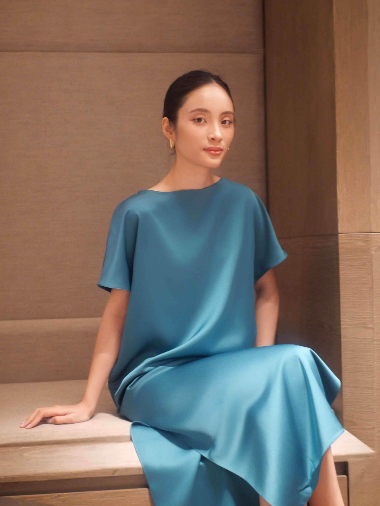  Mauve Signature dress - phiên bản trơn màu nâng cấp 