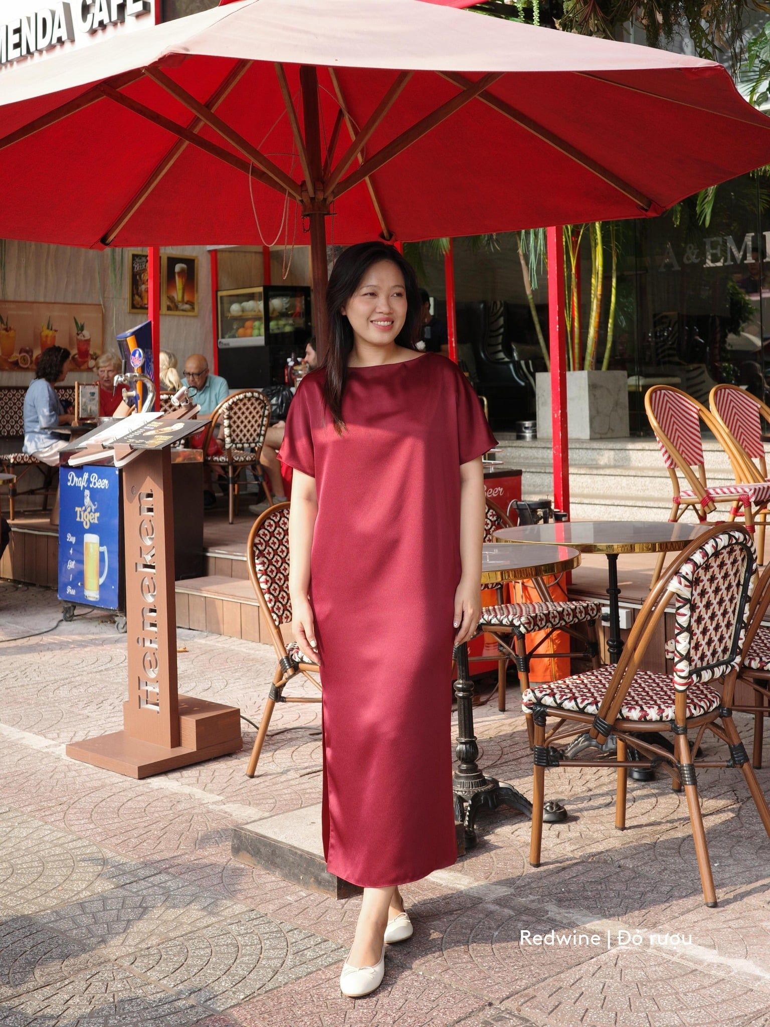  Mauve Signature dress - phiên bản trơn màu nâng cấp 
