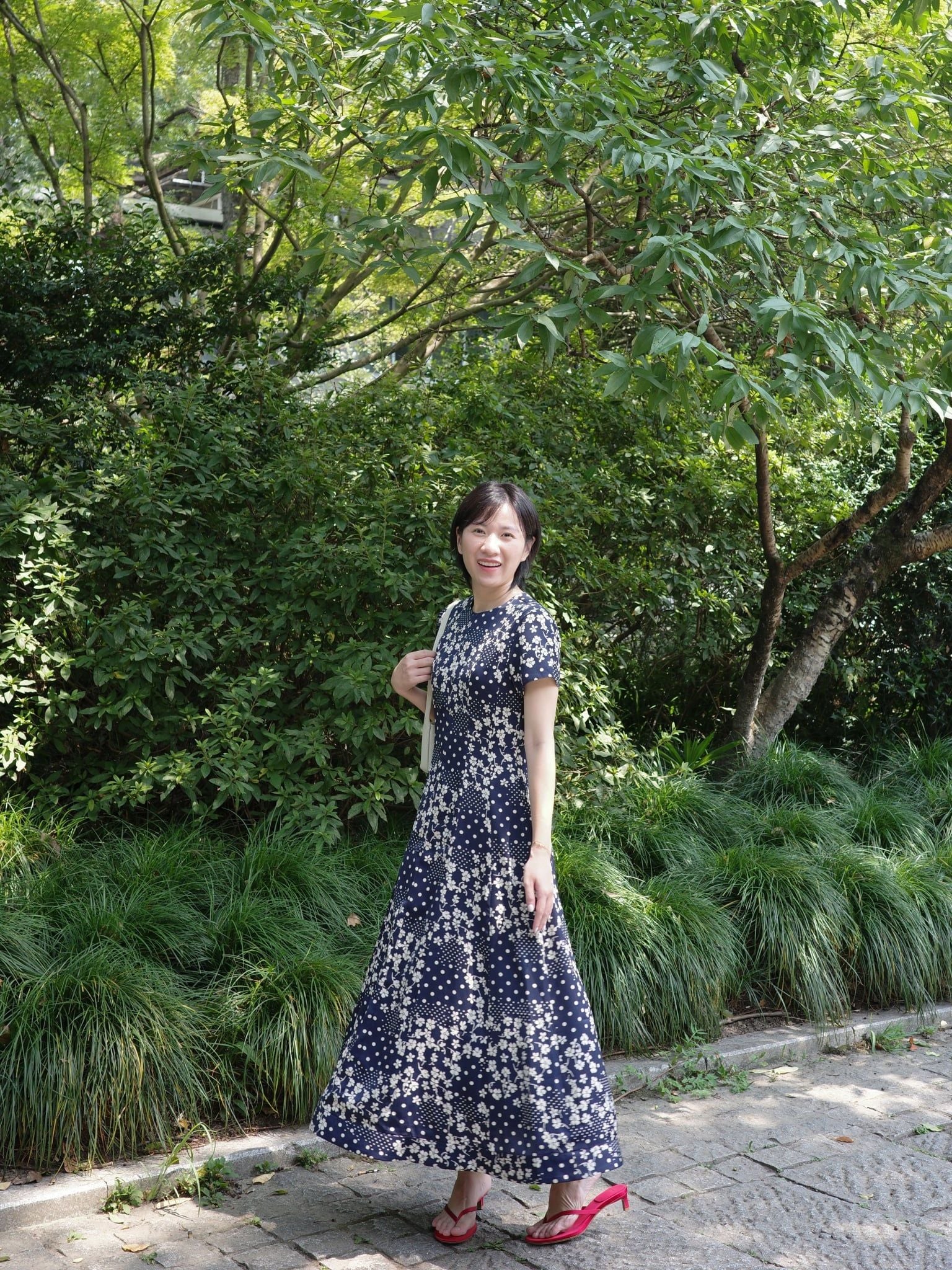  Đầm Thanh Hoa midi tùng xoè | Mauve Grace dress 