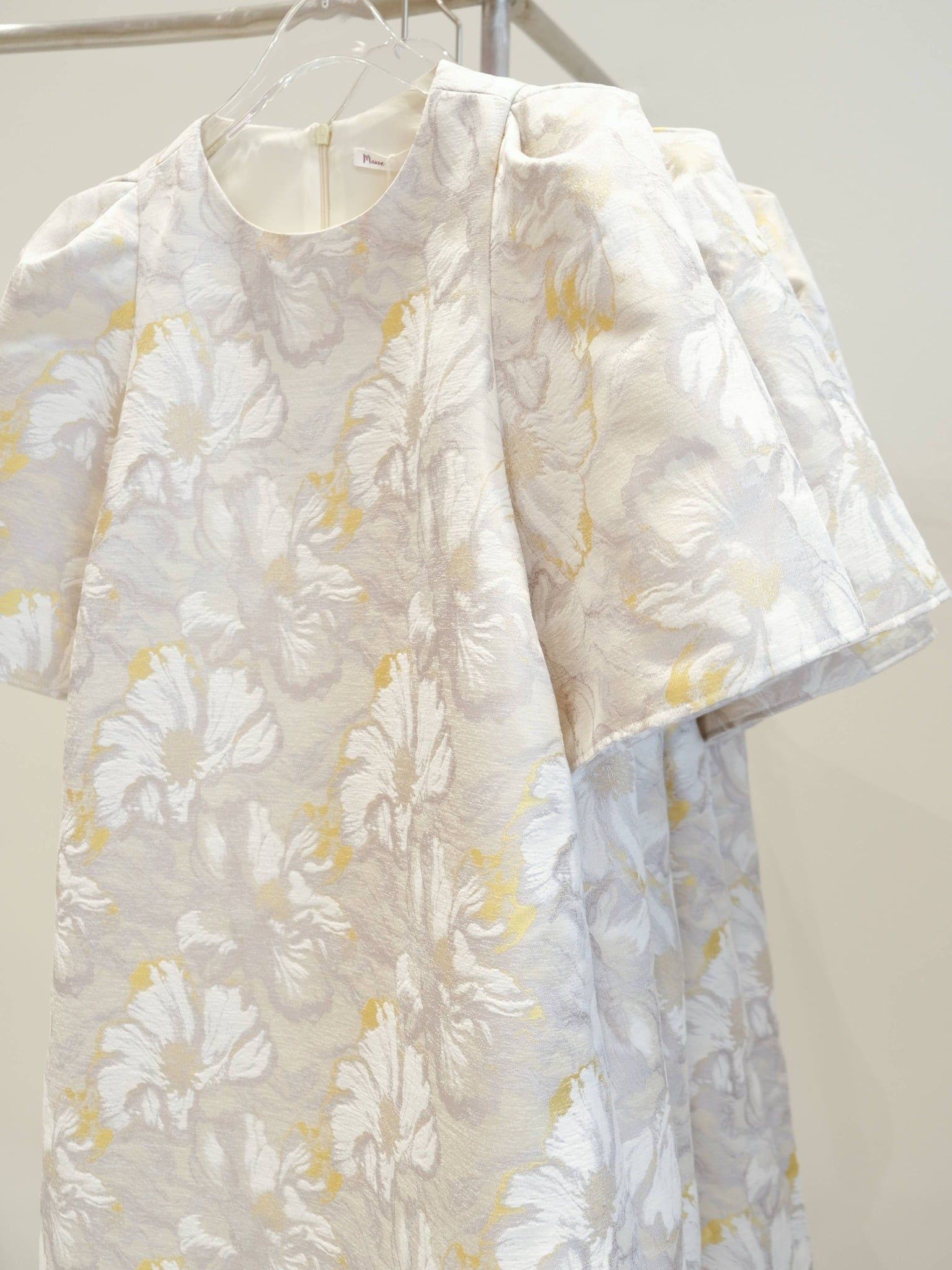  Đầm gấm tay chuông | Mauve Bell dress 