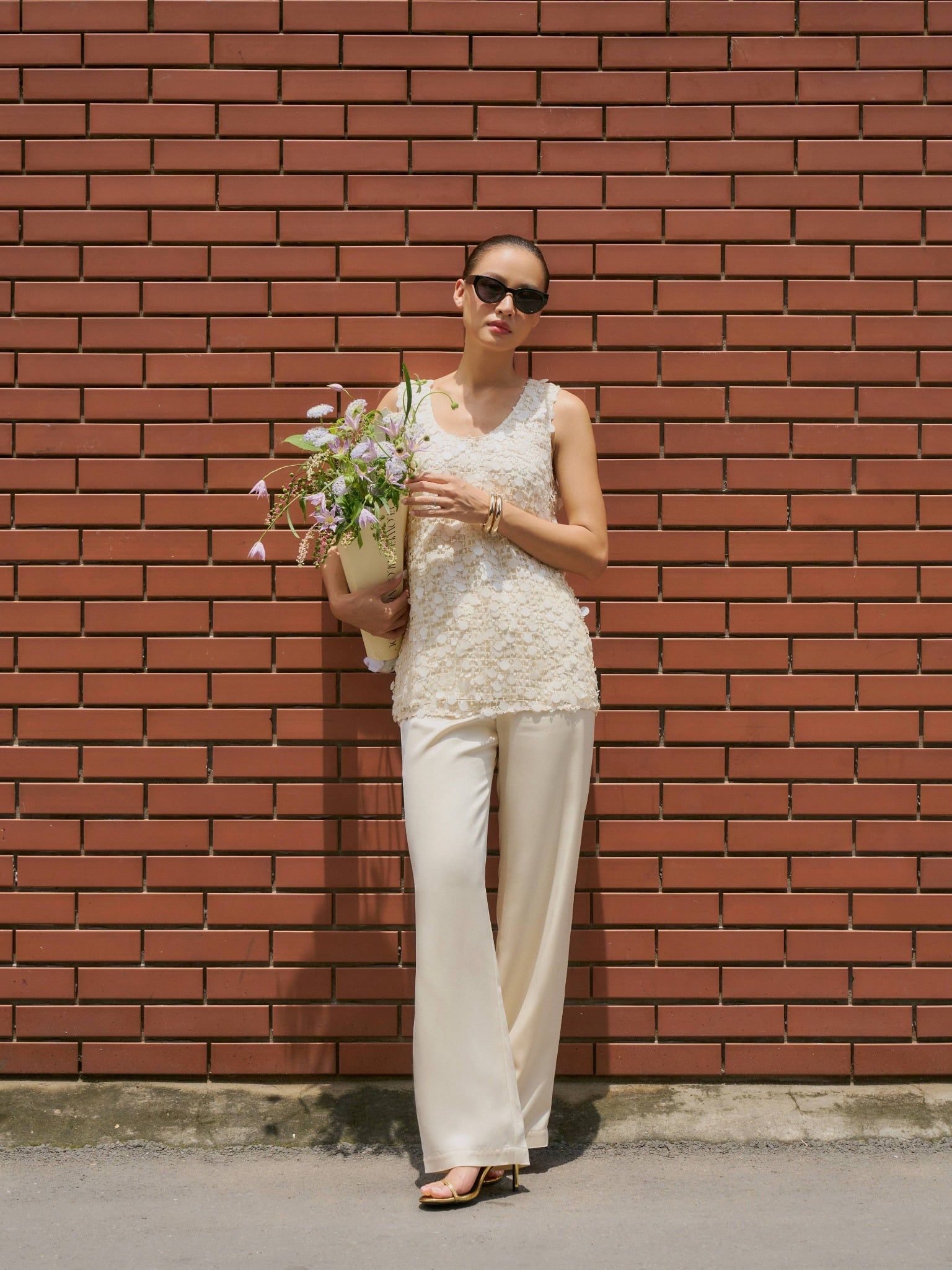  Quần lụa 2 lớp ống suông | Mauve Silk pants 