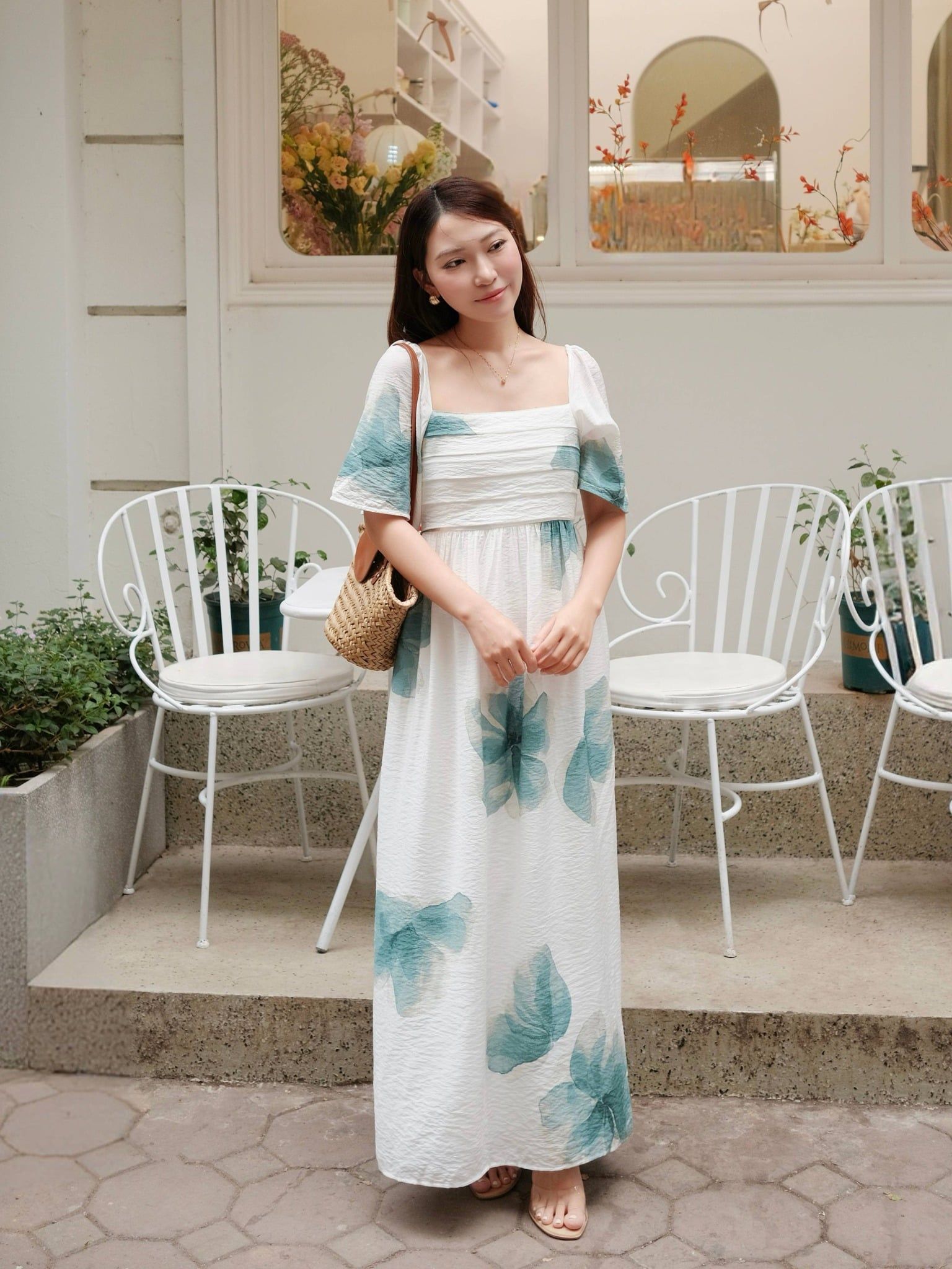  Đầm maxi hoa | Mauve Fairy dress 