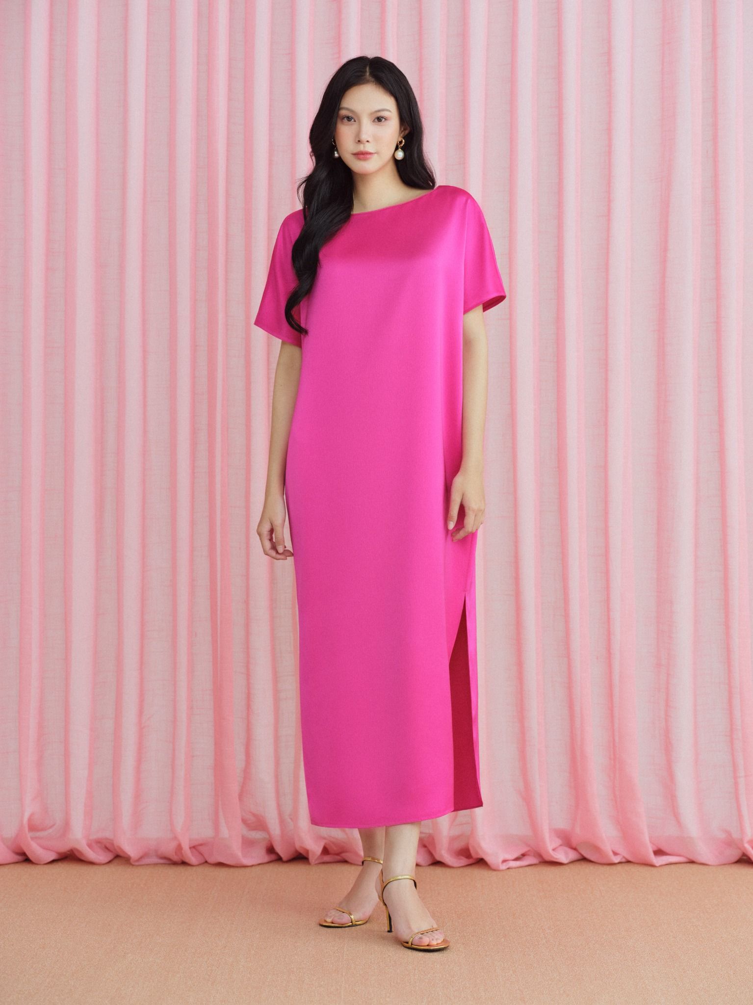  Mauve Signature dress - phiên bản trơn màu nâng cấp 