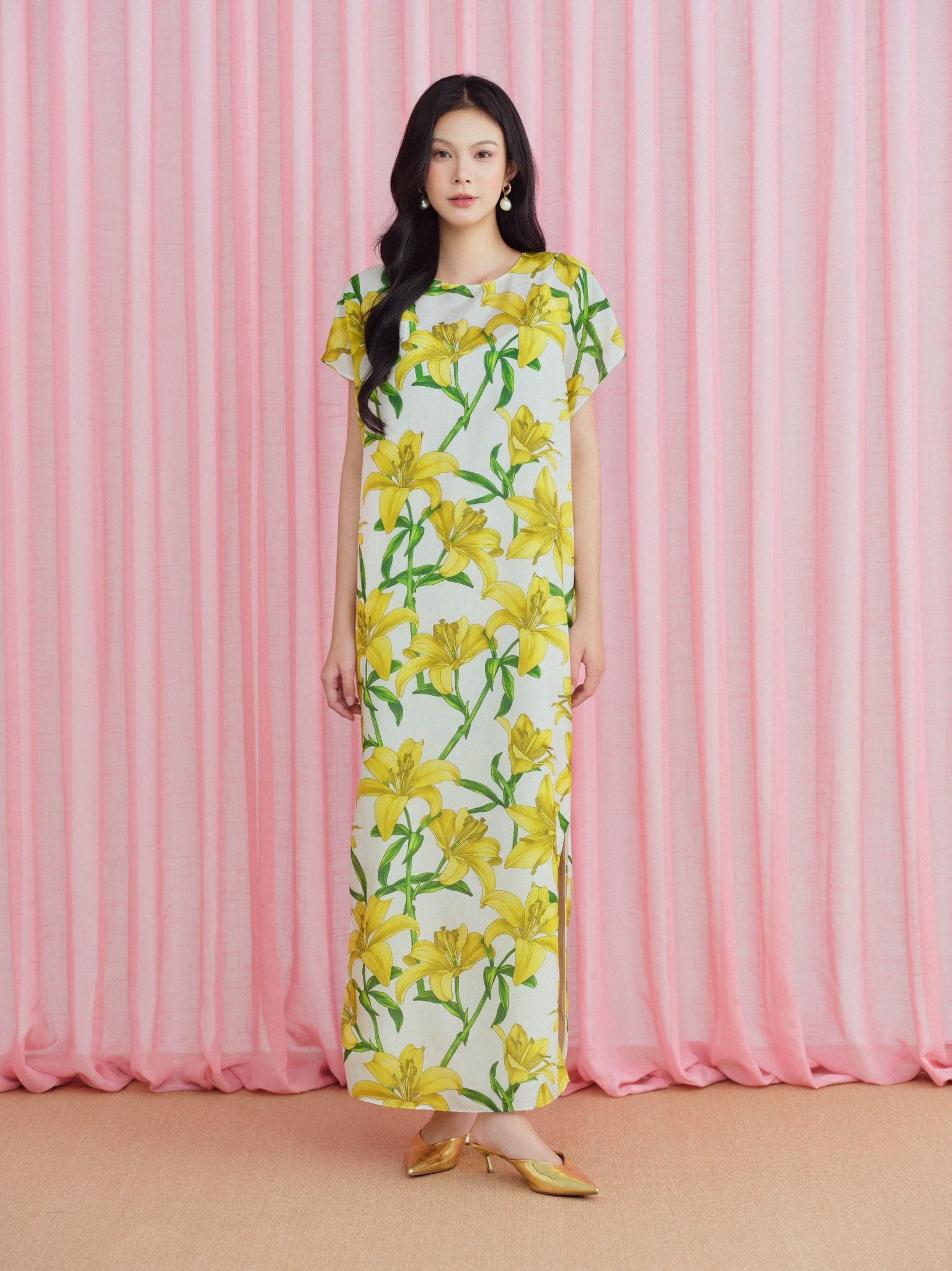  Mauve Signature dress - phiên bản hoa Lily 