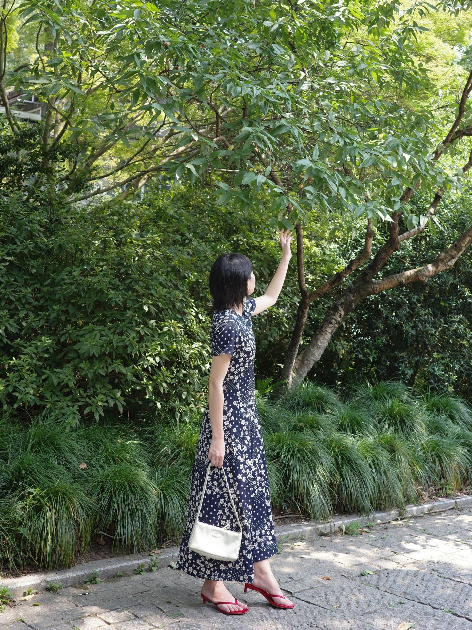  Đầm Thanh Hoa midi tùng xoè | Mauve Grace dress 