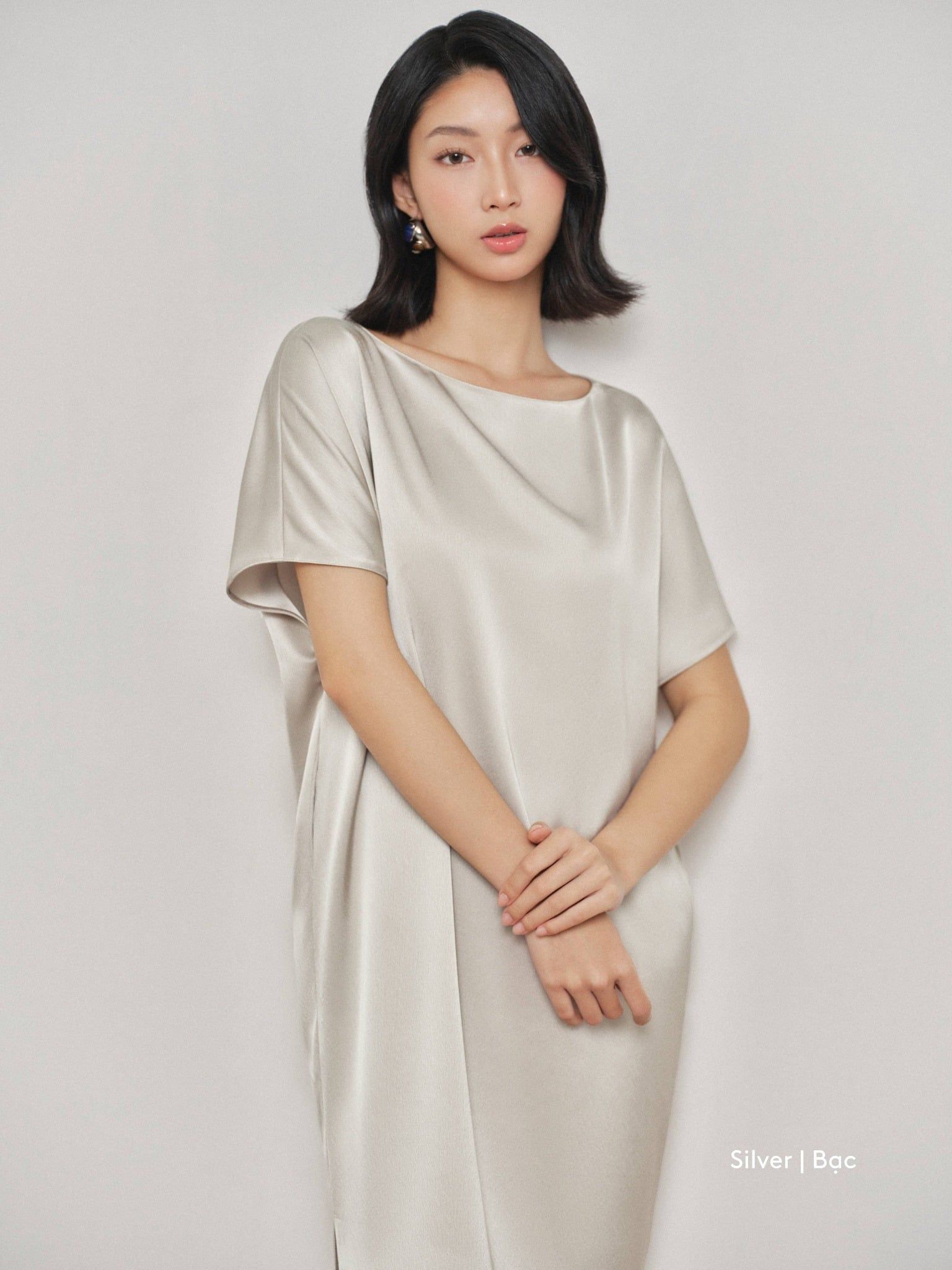  Mauve Signature dress - phiên bản trơn màu nâng cấp 