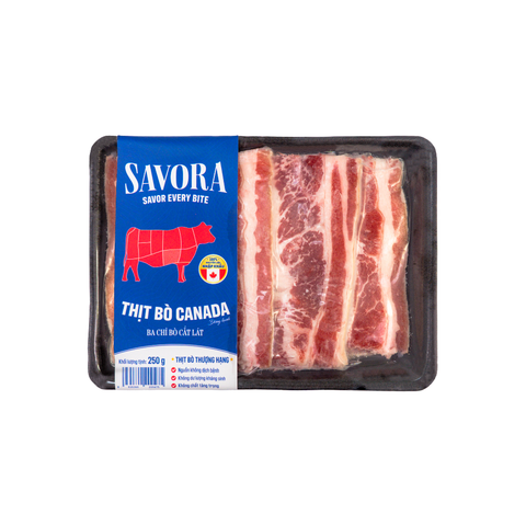  Ba Chỉ Bò Canada Cắt Lát 250 G 