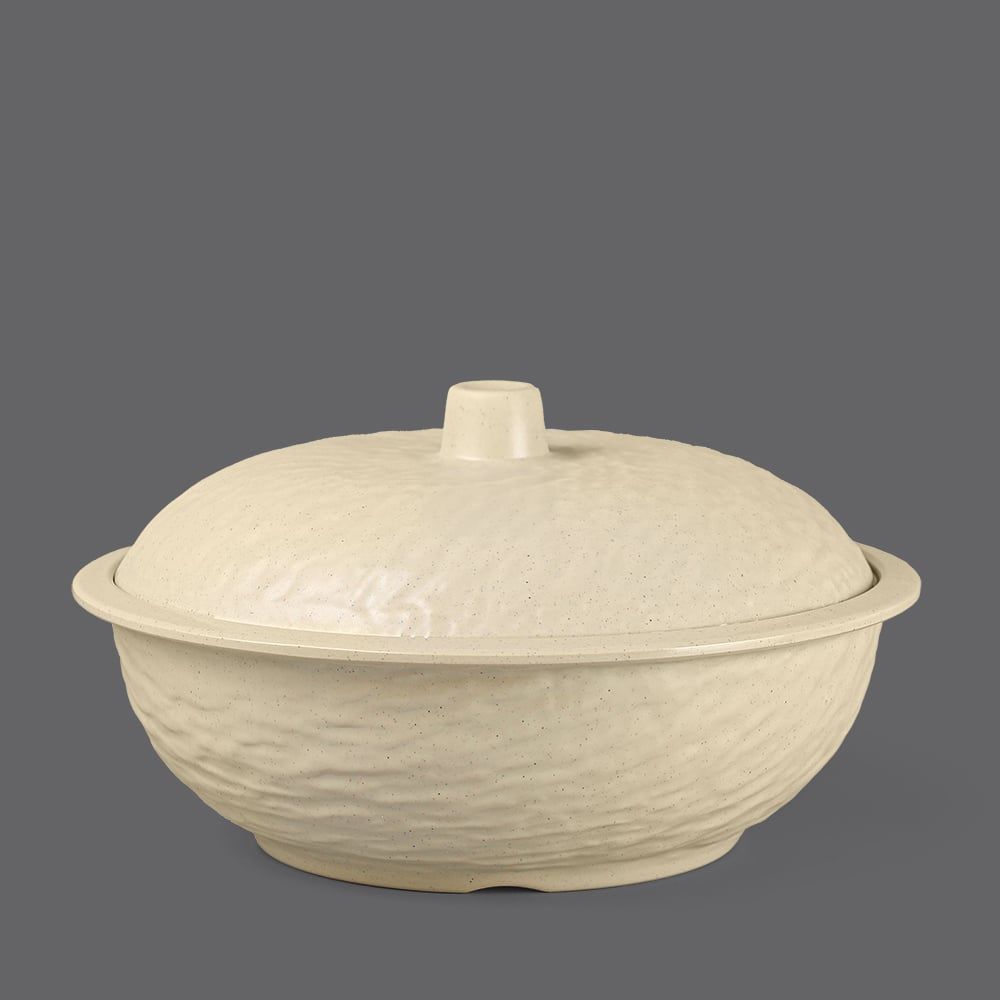 Matte Round Bowl With Lid 10