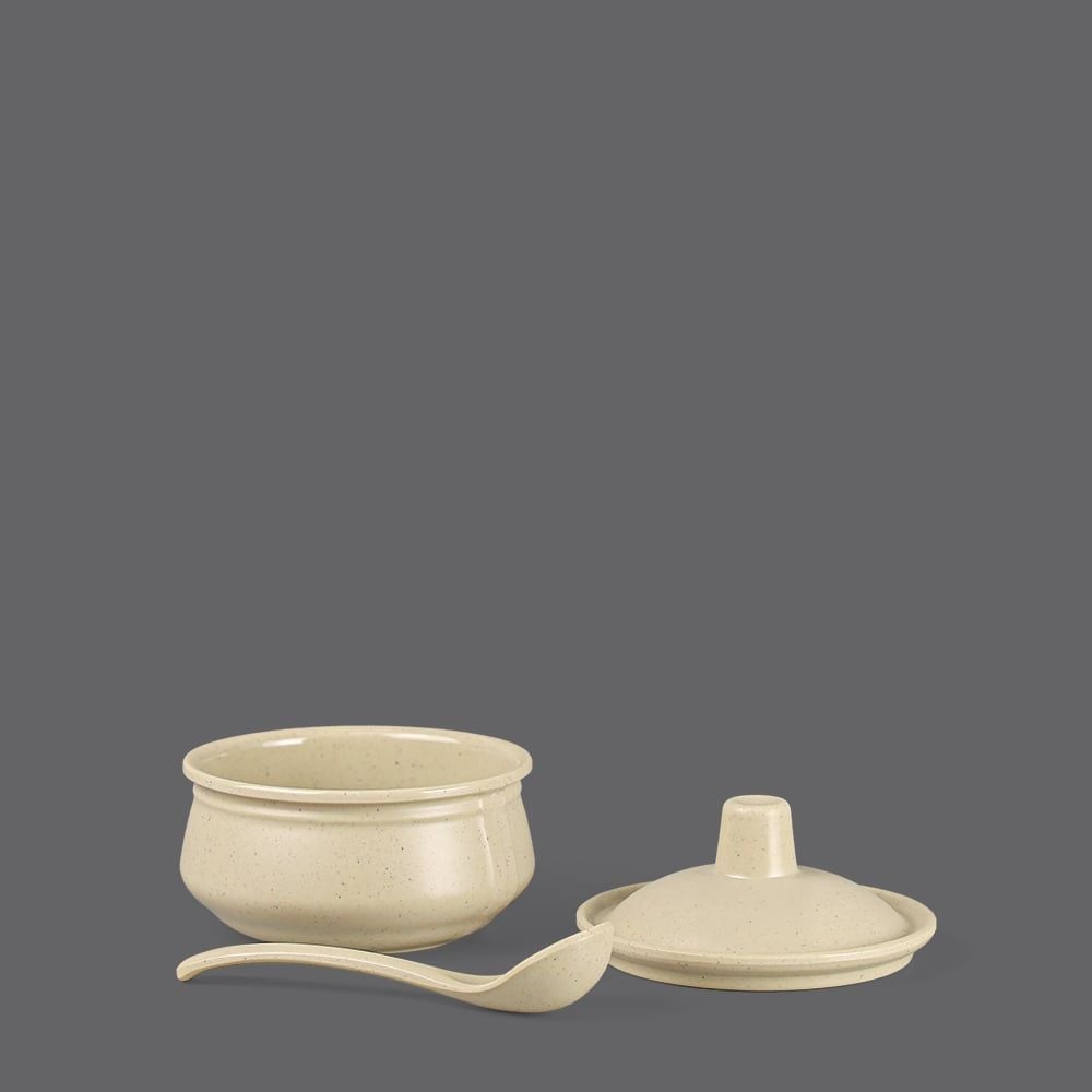 Bộ Thố Gia Vị Khô Có Nắp Và Muỗng Nhám 3.5