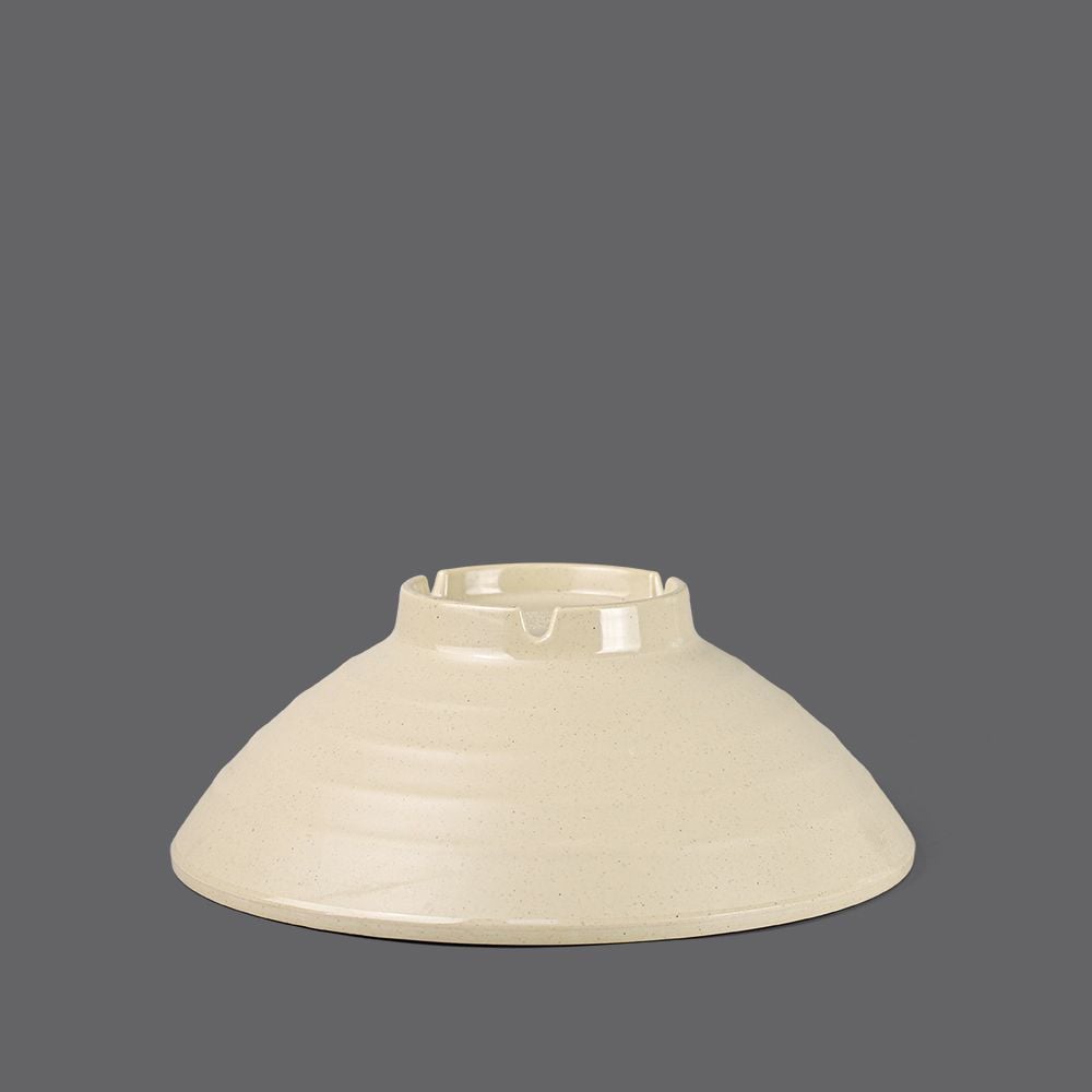 Matte round plate 9.5