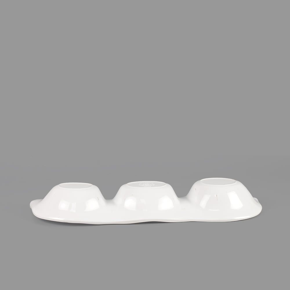 3-section sauce tray 10.5