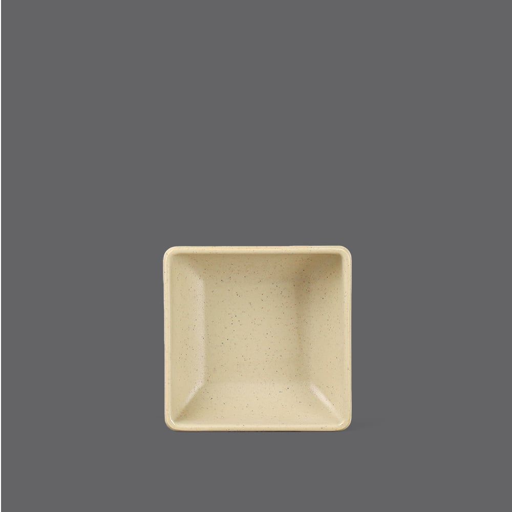 Matte square sauce dish 2.85