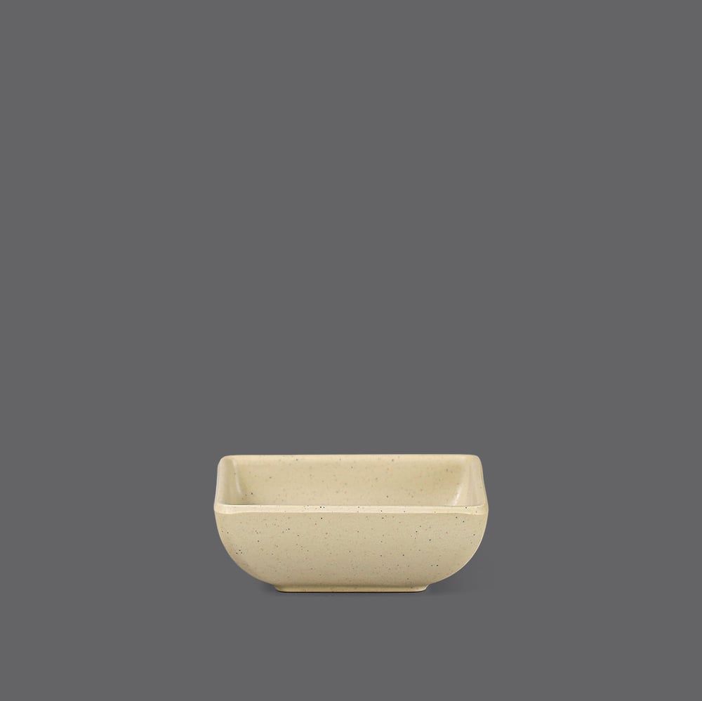 Matte square sauce dish 2.85