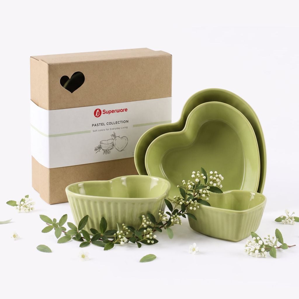 Heart-Shaped Gift Set | Avocado