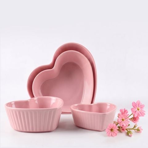  Heart-Shaped Gift Set | Pastel Pink 