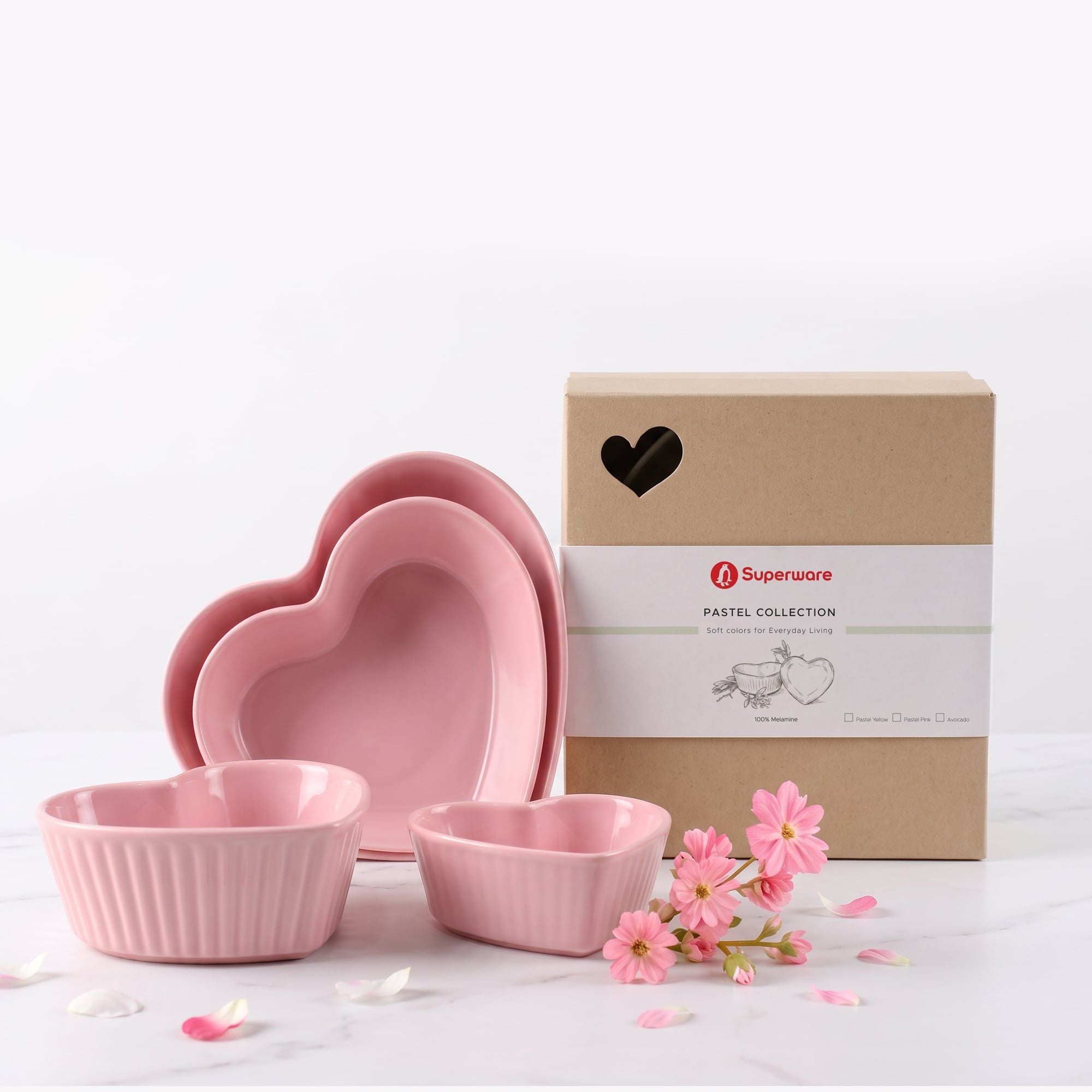  Bộ Quà Tặng Trái Tim | Pastel Pink 