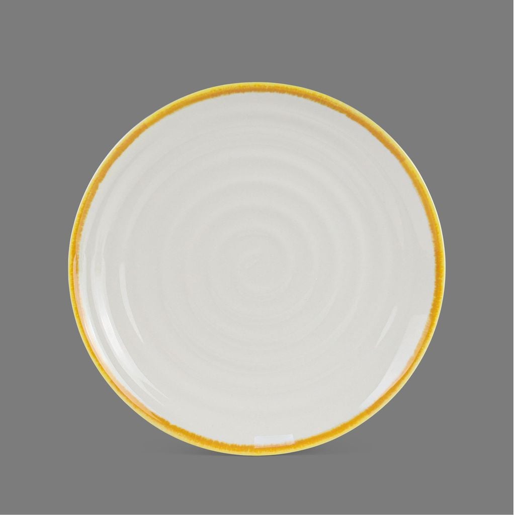 Dĩa tròn có vân 10