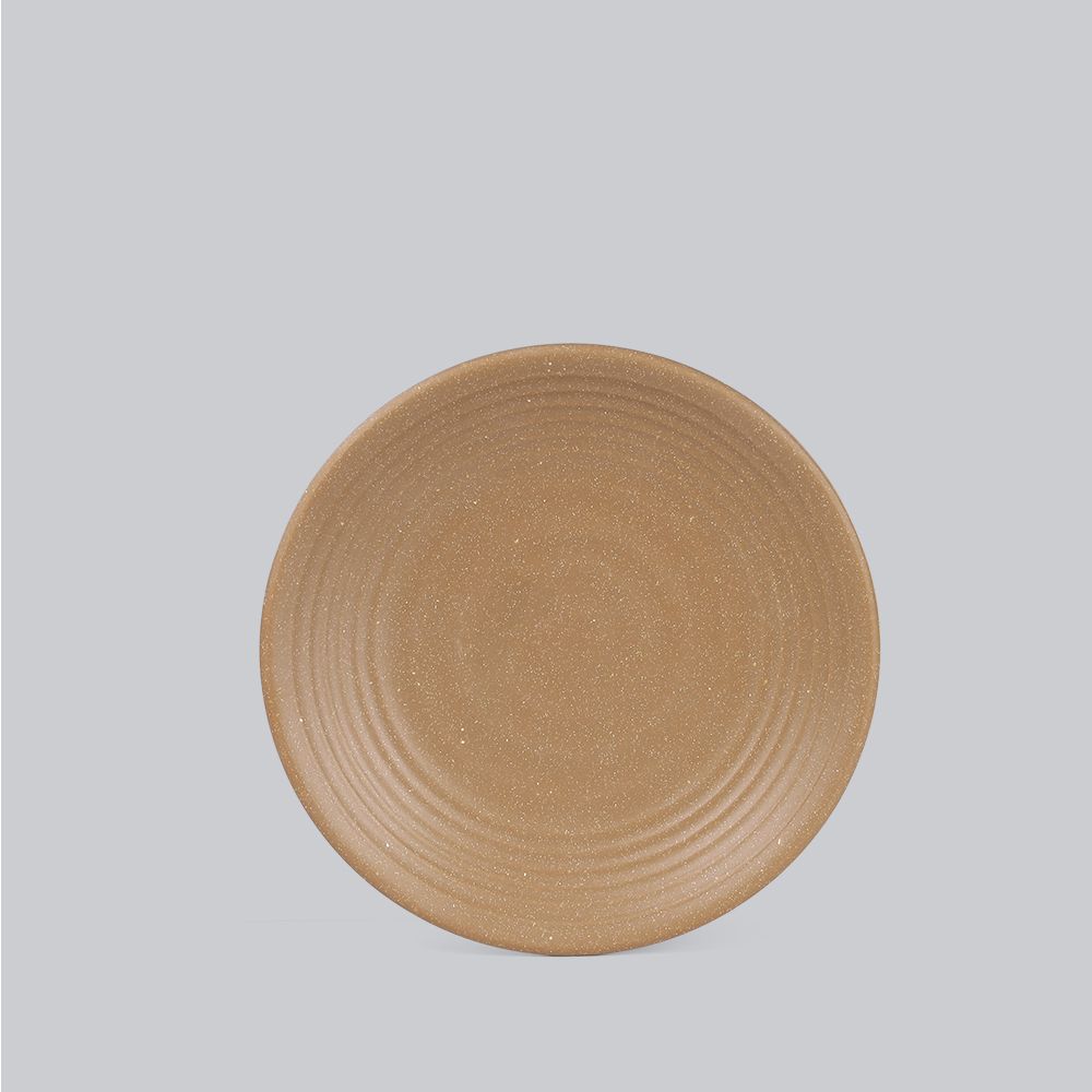 Sandy whorl round plate 7
