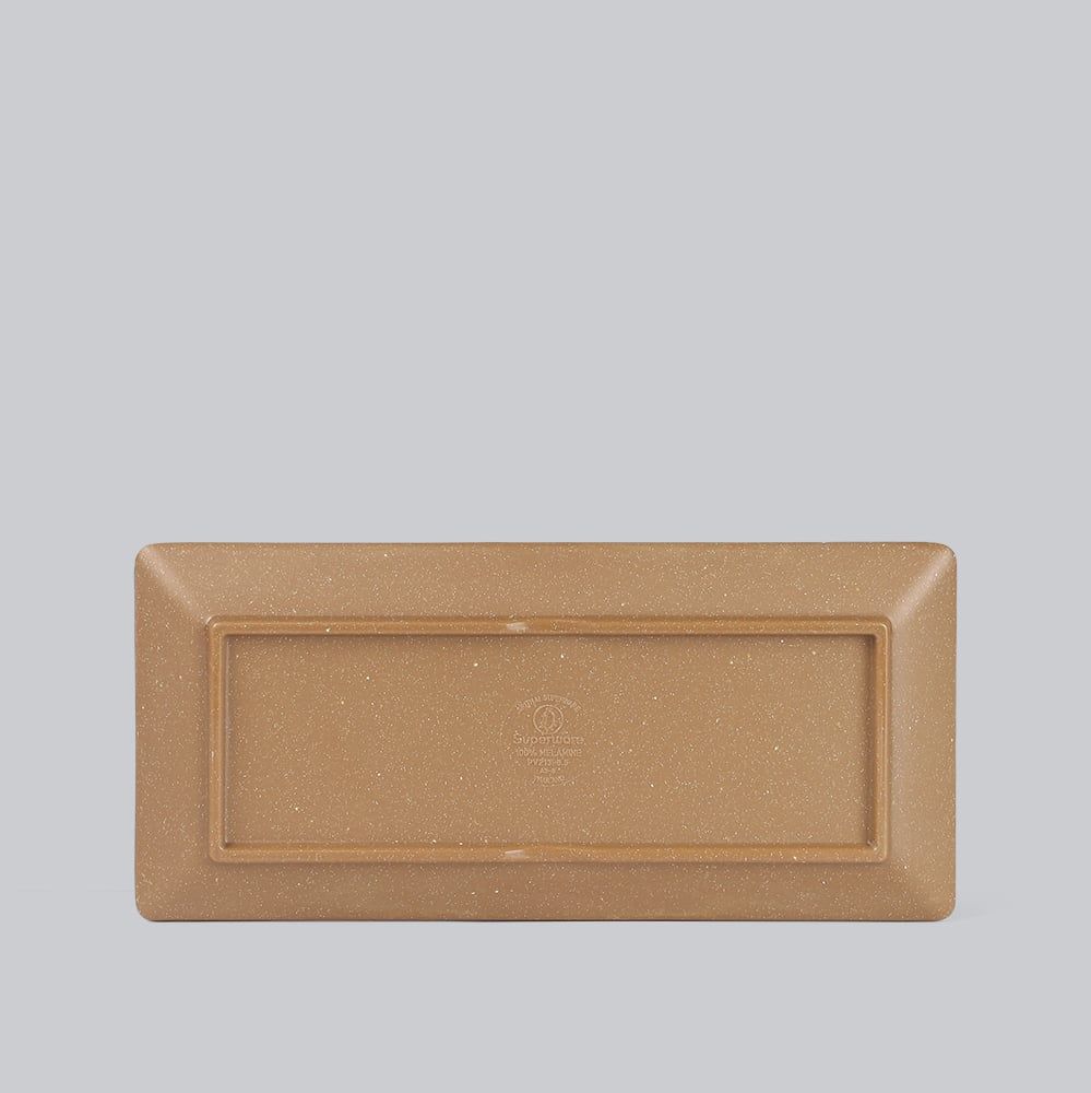 Matte rectangular plate 10.5