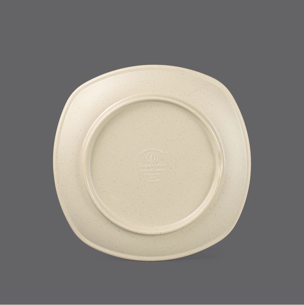 Matte square rounded edge plate 7.5