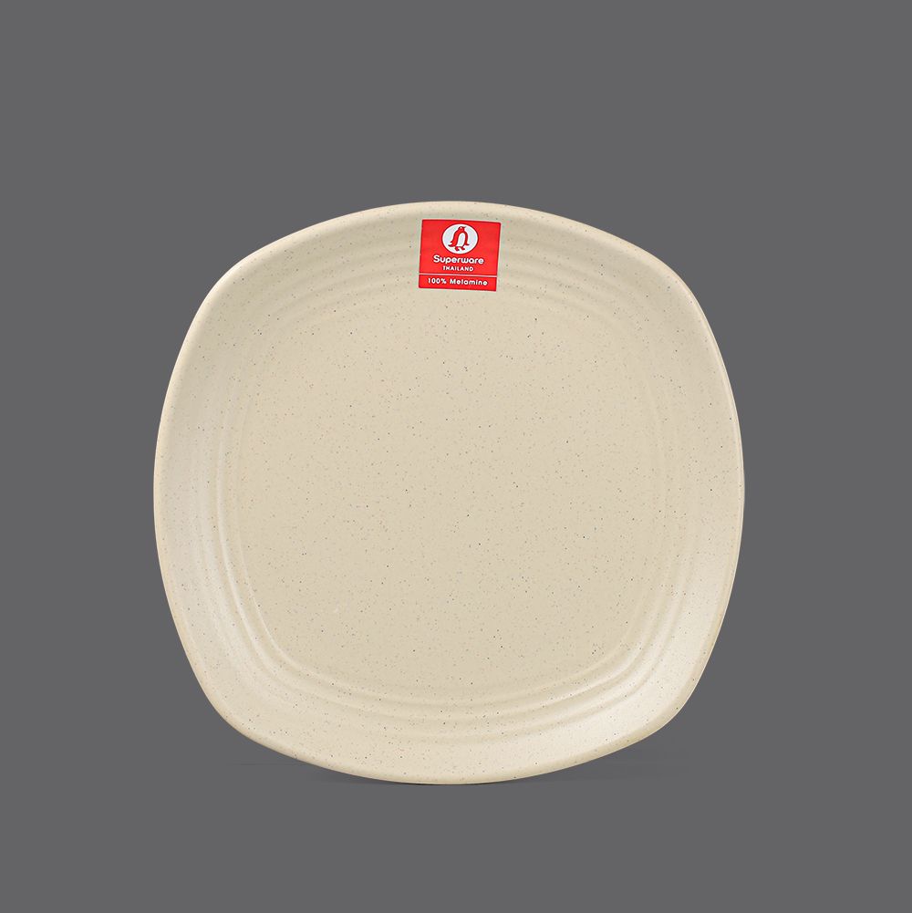 Dĩa Vuông Cạnh Tròn Nhám 6.5