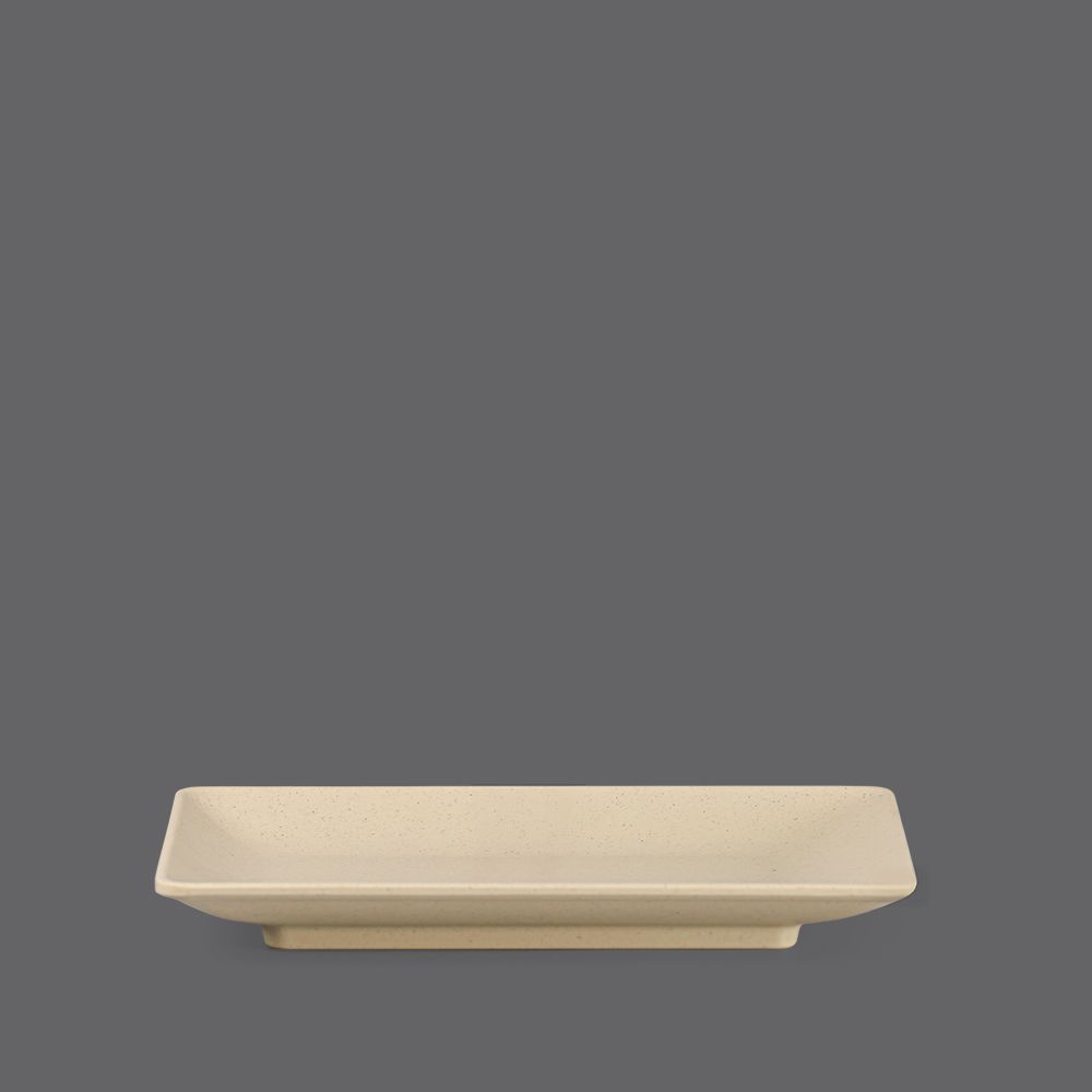 Matte rectangular plate 10
