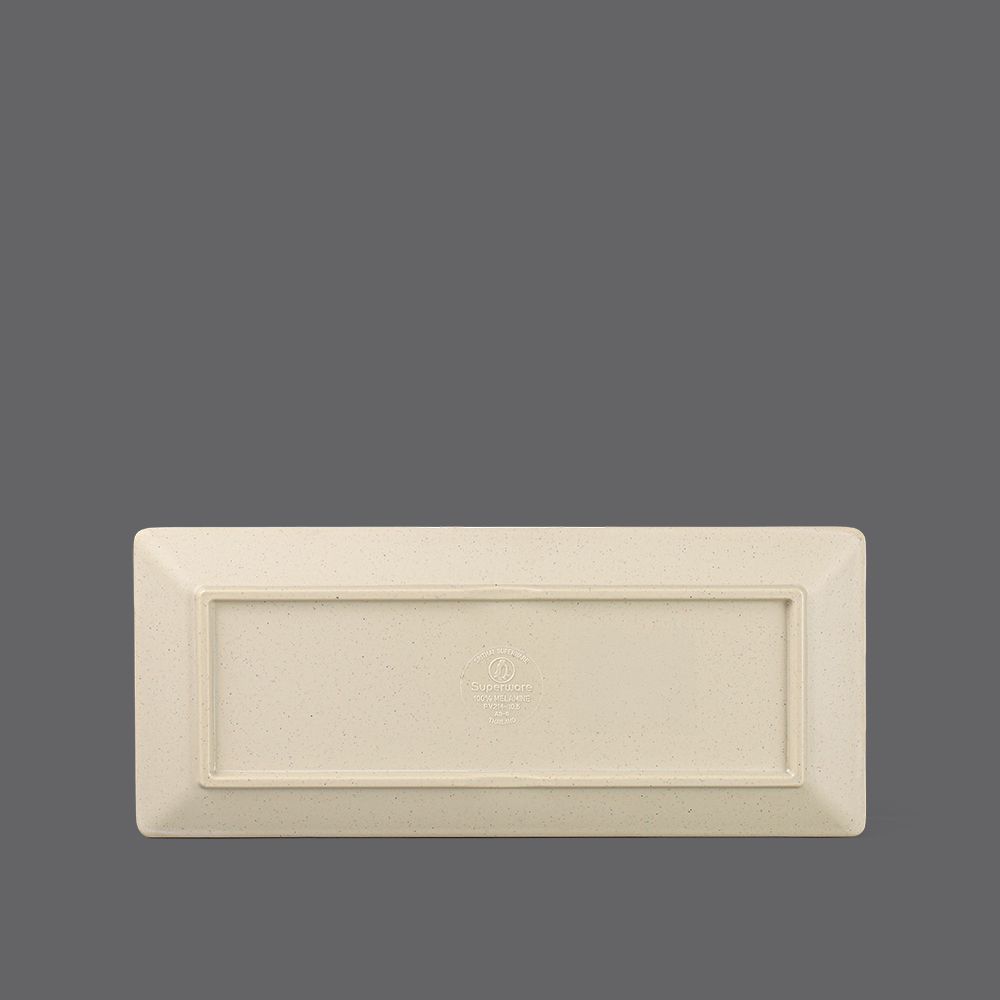 Matte rectangular plate 12