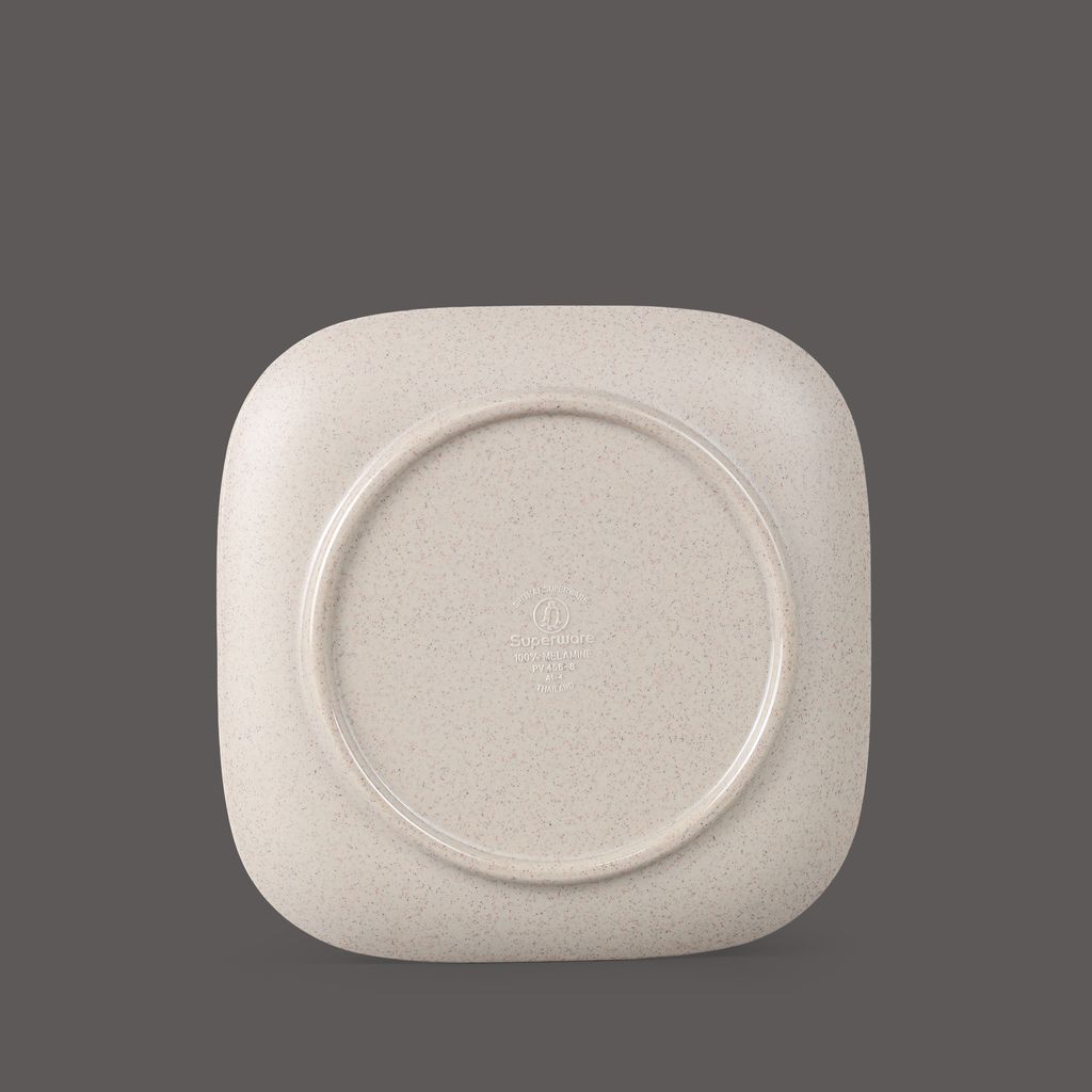 Dĩa Vuông Nhám Vân Đá 8