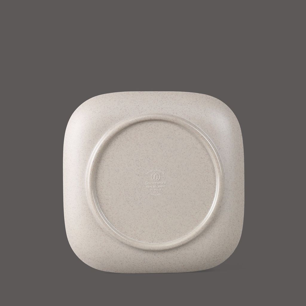 Dĩa Vuông Nhám Vân Đá 9