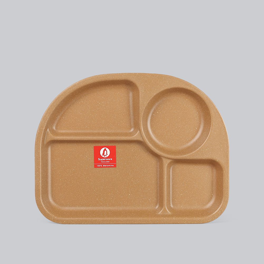 Matte 4-section tray 10.5