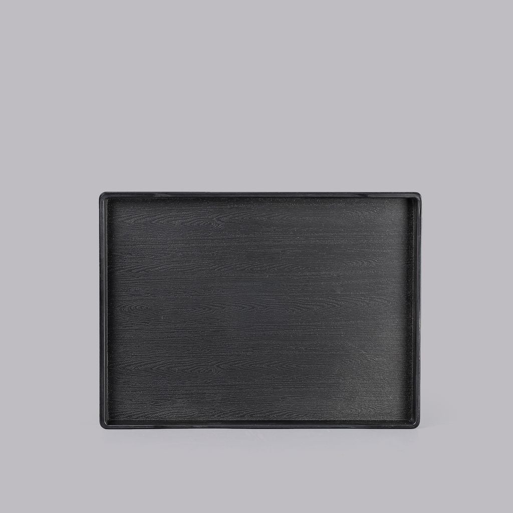 Khay Chữ Nhật Vân Gỗ 9.6