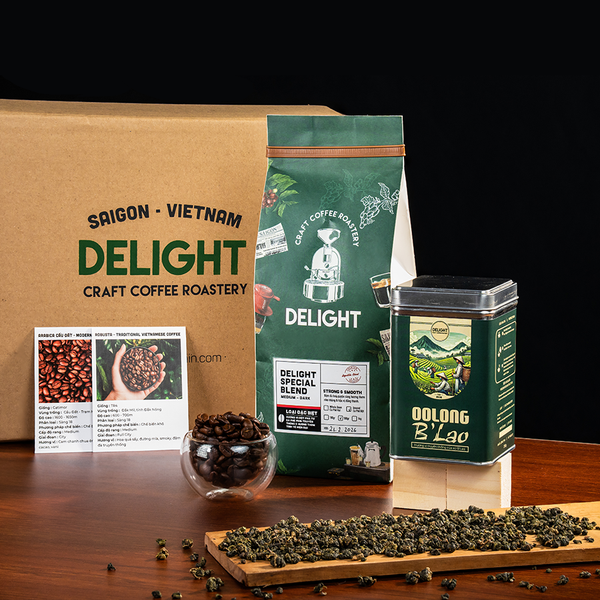  [COMBO CÀ PHÊ 3] COMBO TRUYỀN THỐNG: 500gr CÀ PHÊ NGUYÊN CHẤT & 200gr TRÀ B'LAO 