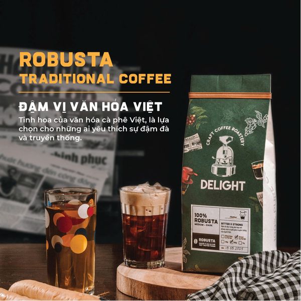  [COMBO CÀ PHÊ 3] COMBO TRUYỀN THỐNG: 500gr CÀ PHÊ NGUYÊN CHẤT & 200gr TRÀ B'LAO 